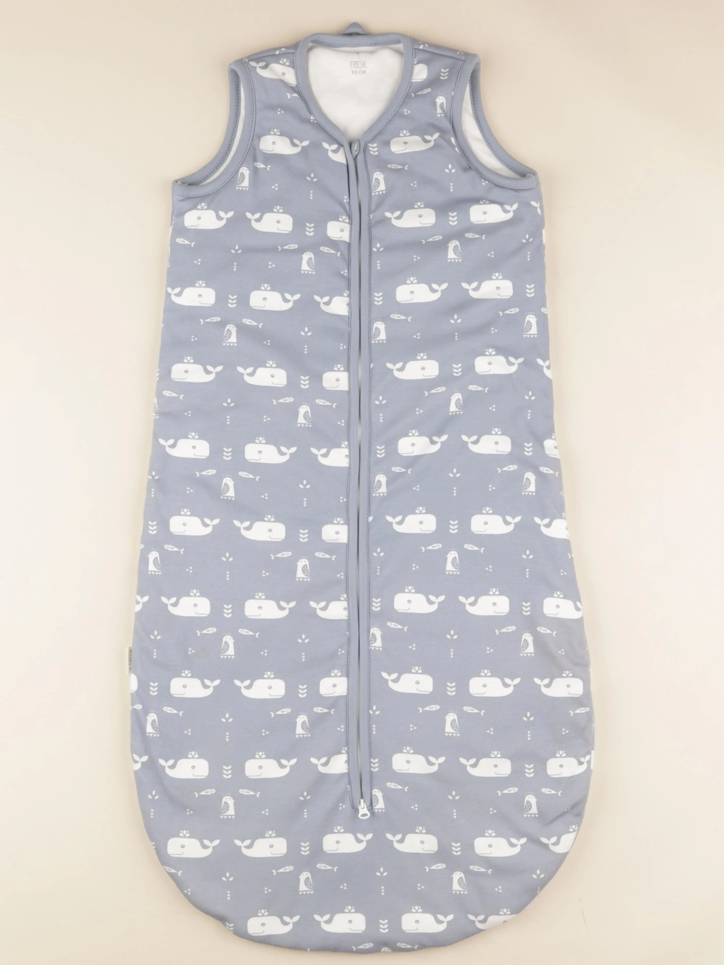 Gigoteuse 90 cm TOG 2,8 bleu Baleines