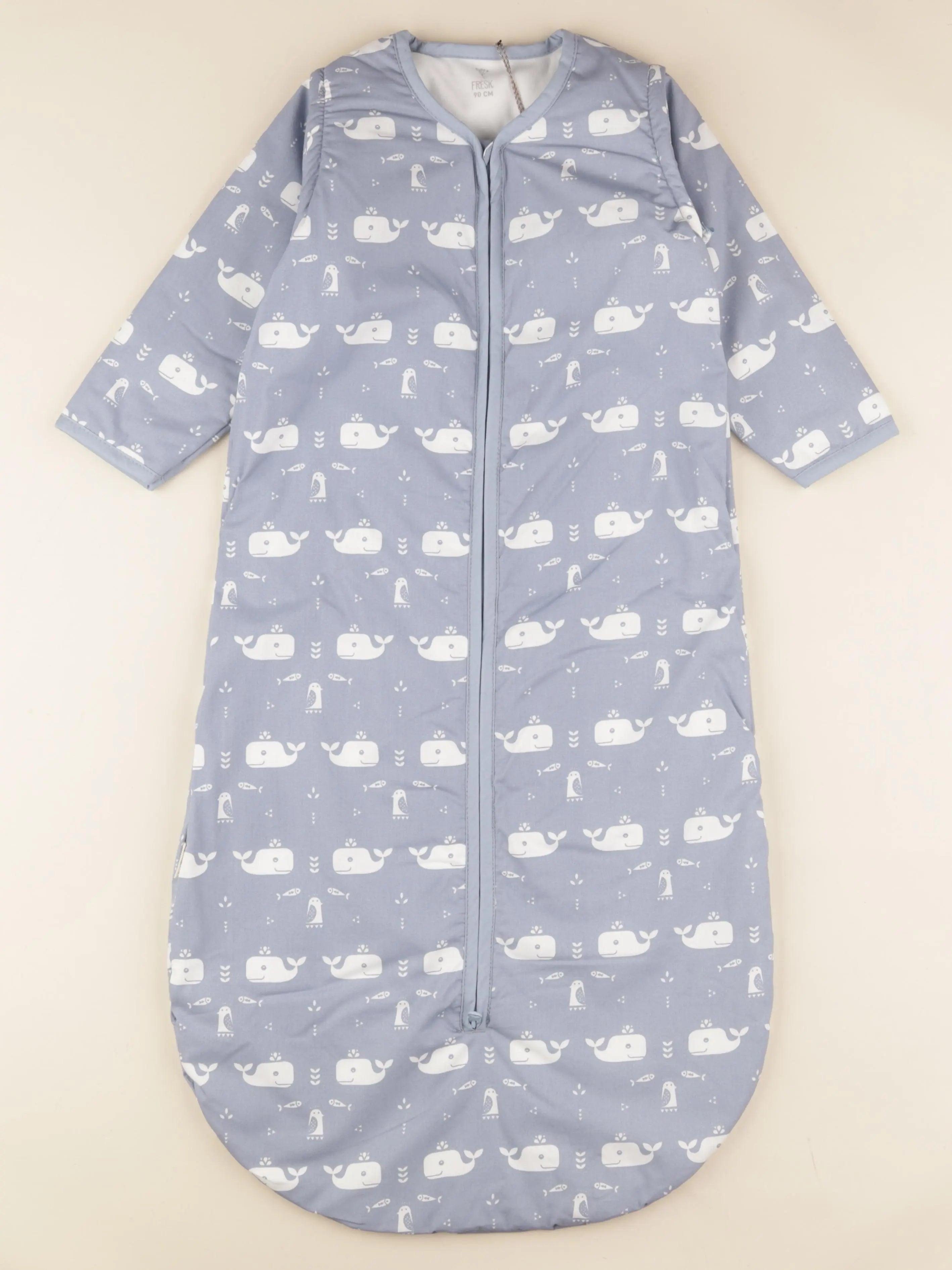 Gigoteuse 90 cm TOG 2,8 bleu Baleines