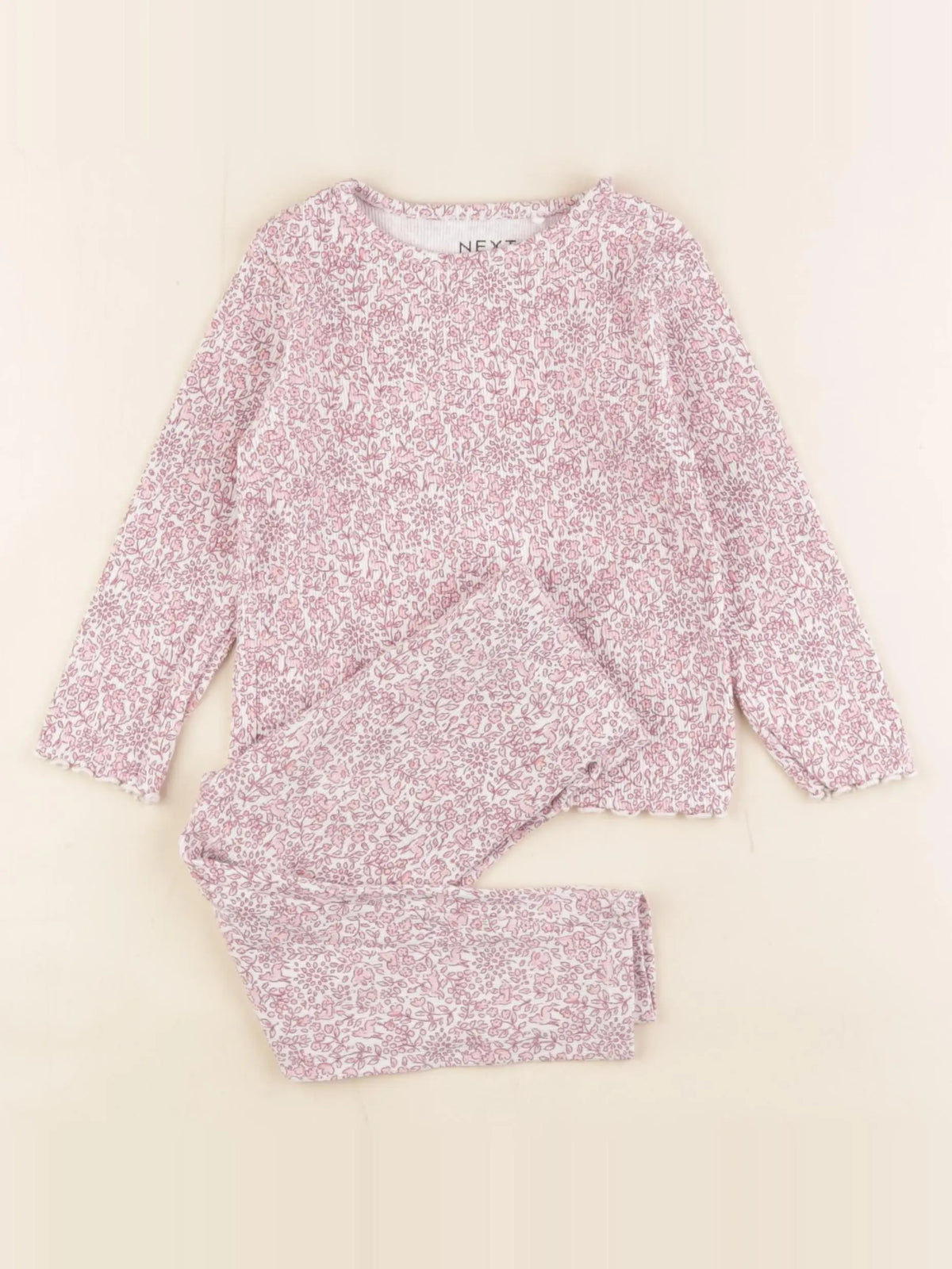 Next - pyjama coton rose - 1 an à 2 ans