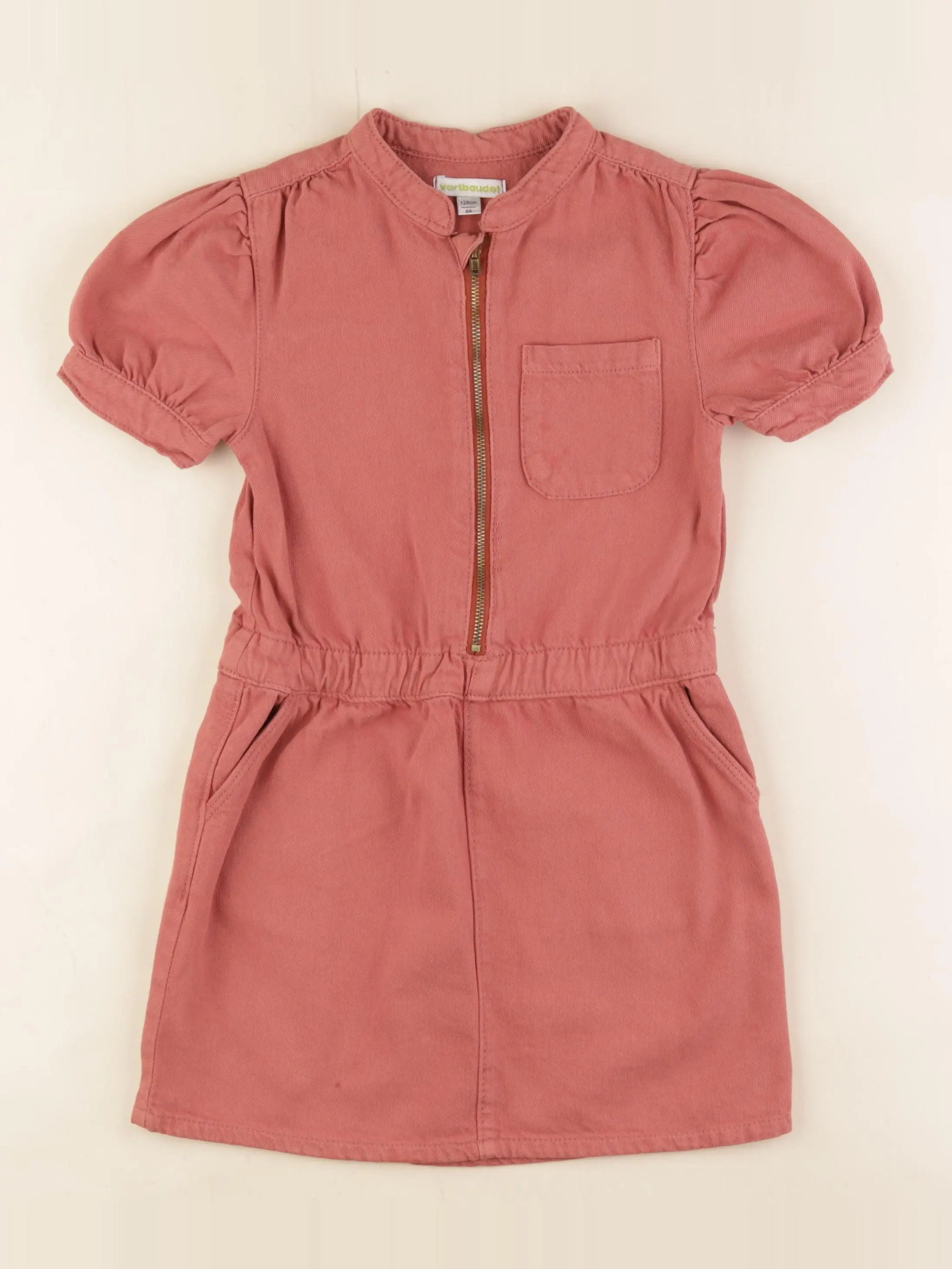 Vertbaudet - robe rose - 8 ans