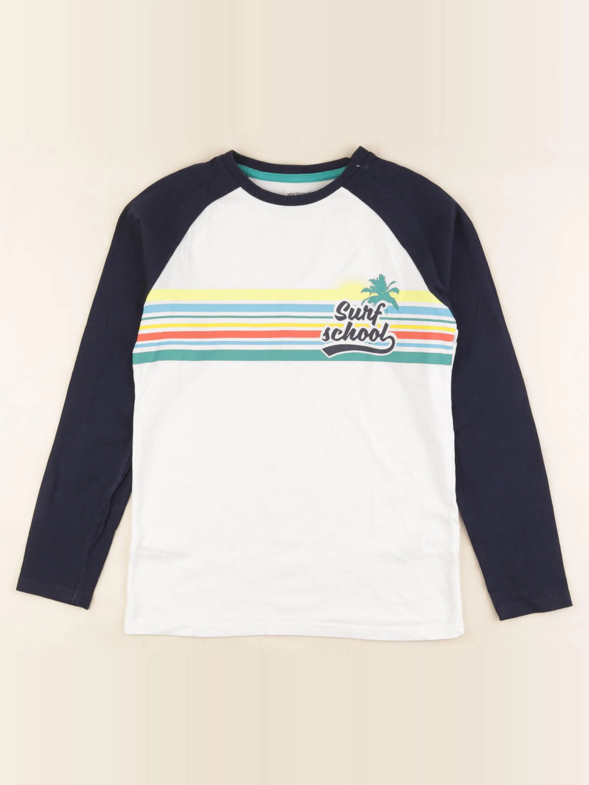 Vertbaudet - tee-shirt multicolore - 10 ans