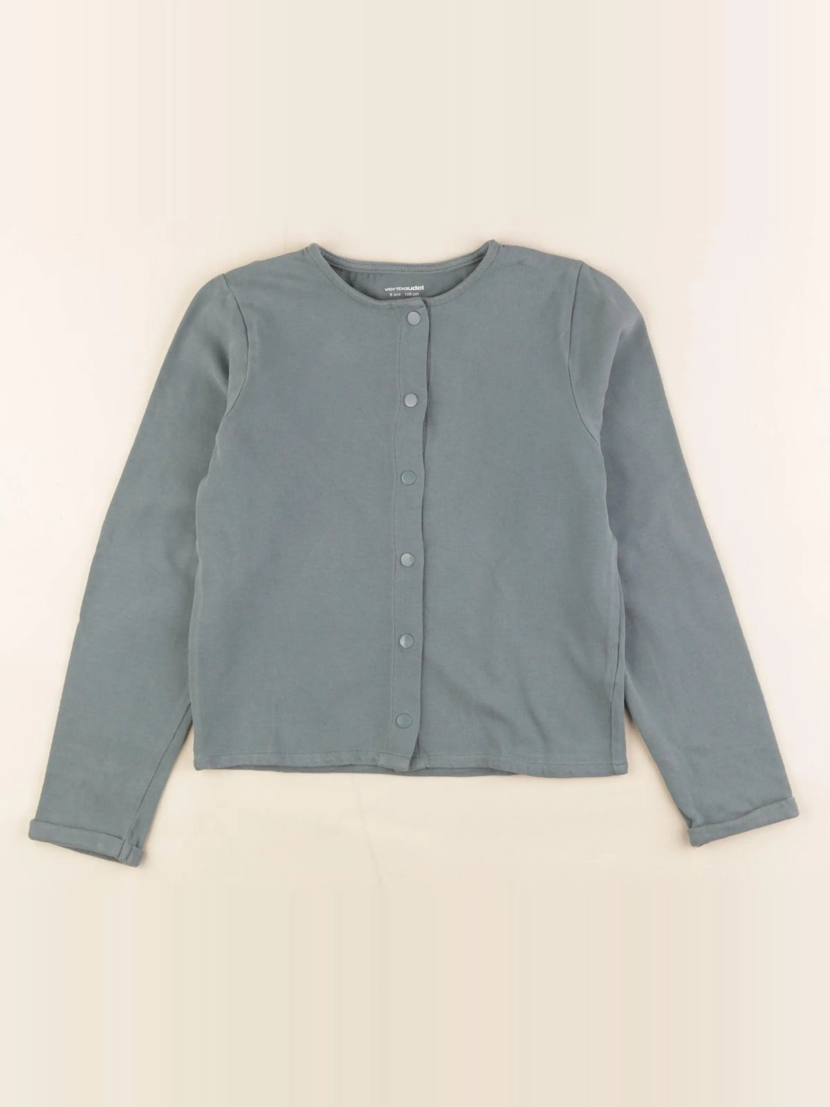 Vertbaudet - gilet vert - 8 ans