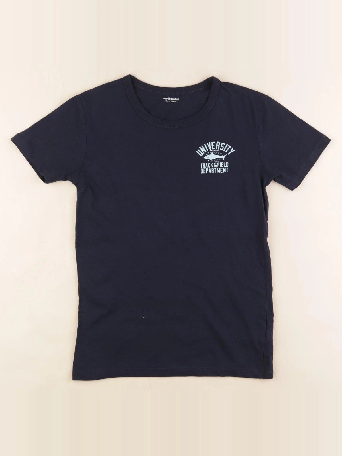 Vertbaudet - tee-shirt bleu - 12 ans