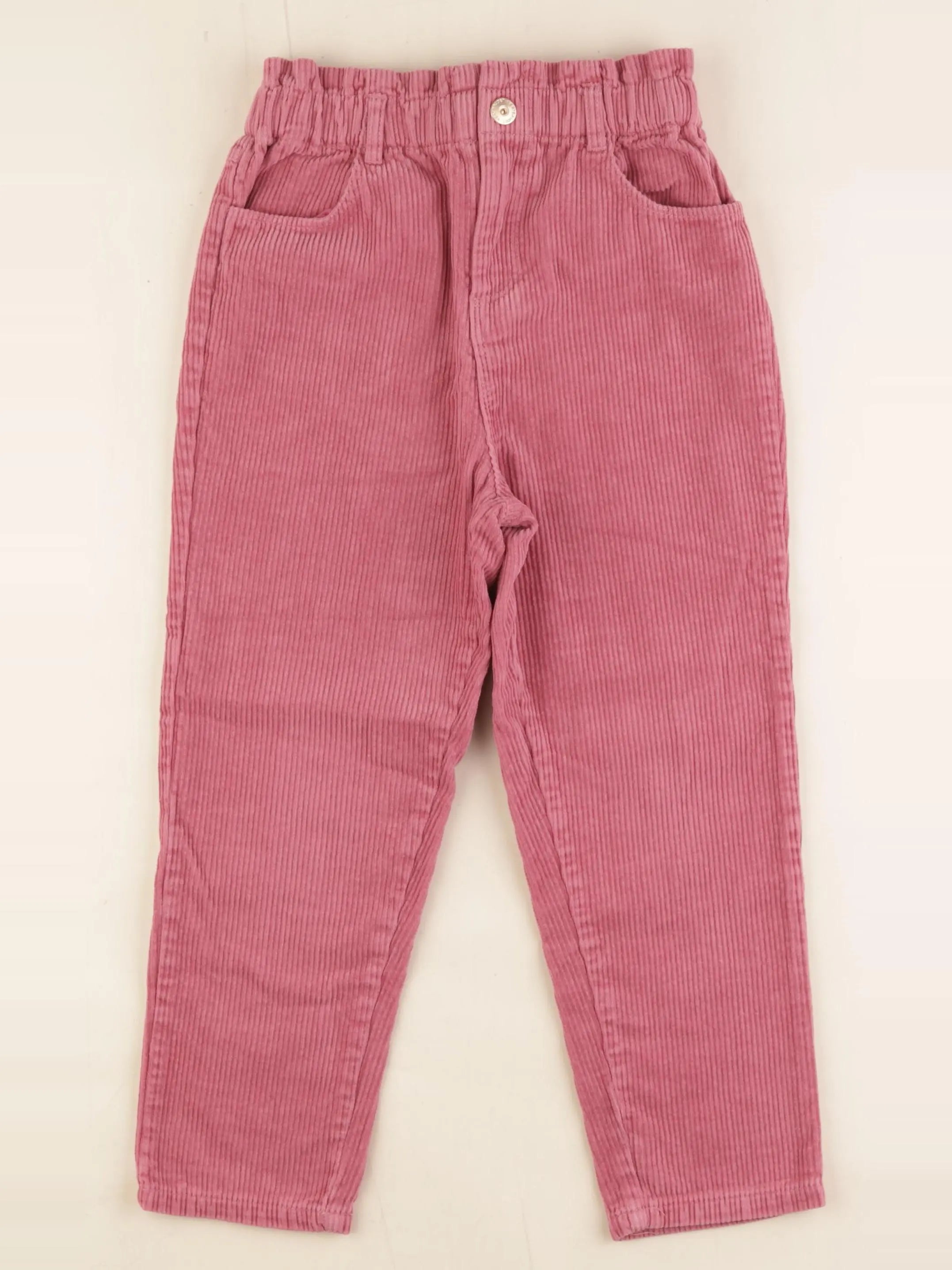 Vertbaudet - pantalon rose - 7 ans