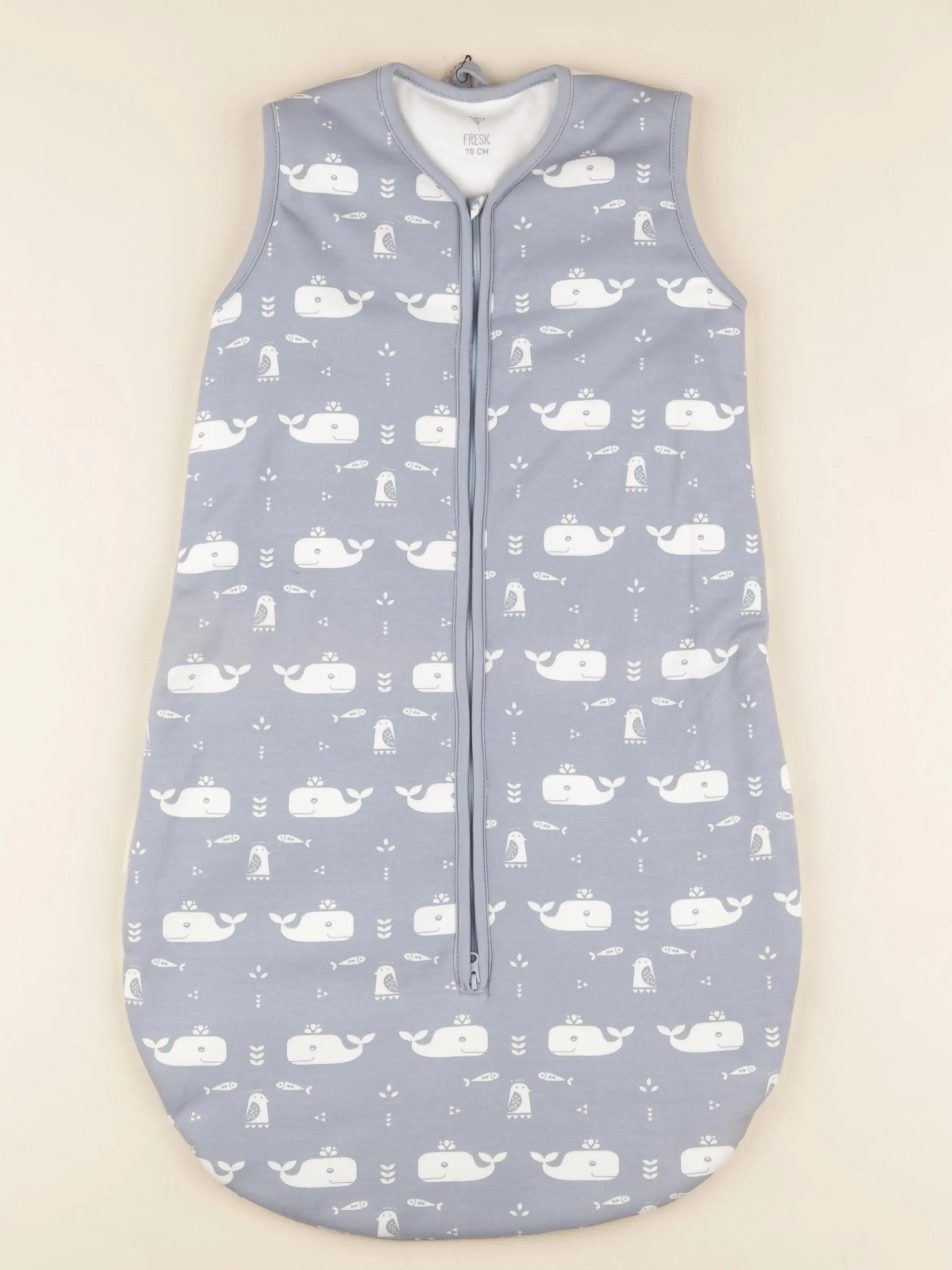 Gigoteuse 70 cm TOG 2,8 bleu Baleines