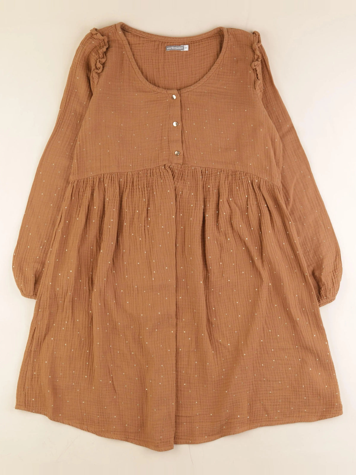 Vertbaudet - robe grossesse marron - 38