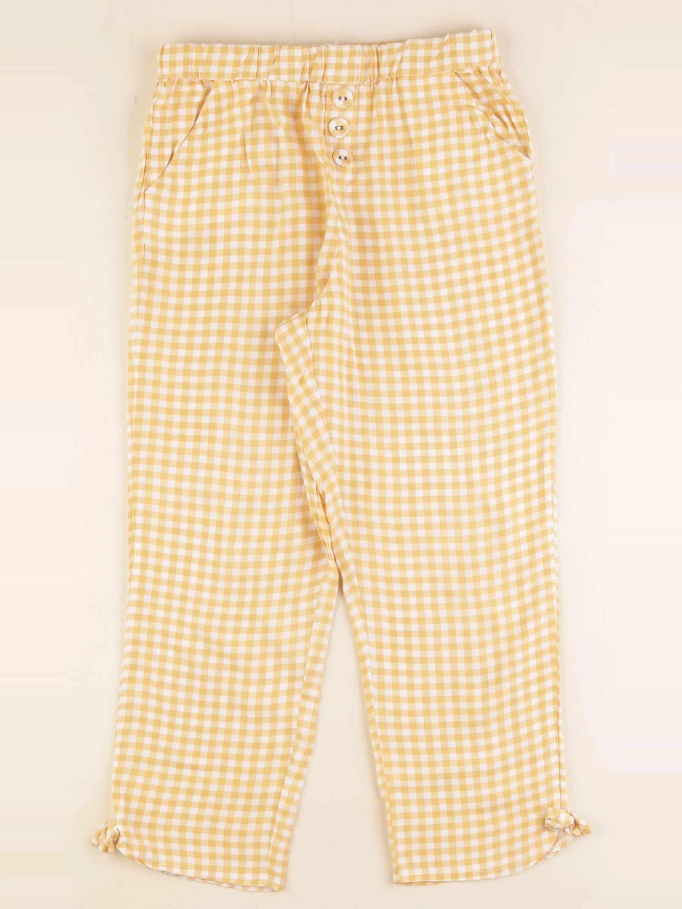 Vertbaudet - pantalon jaune - 10 ans