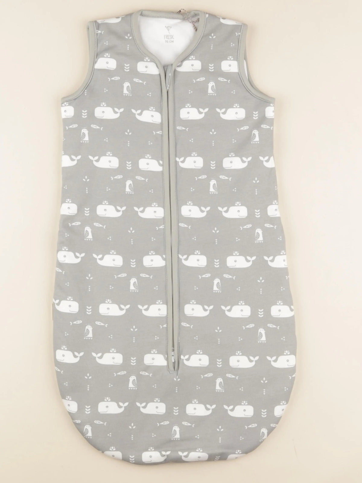 Gigoteuse 70 cm TOG 2,8 gris Baleines