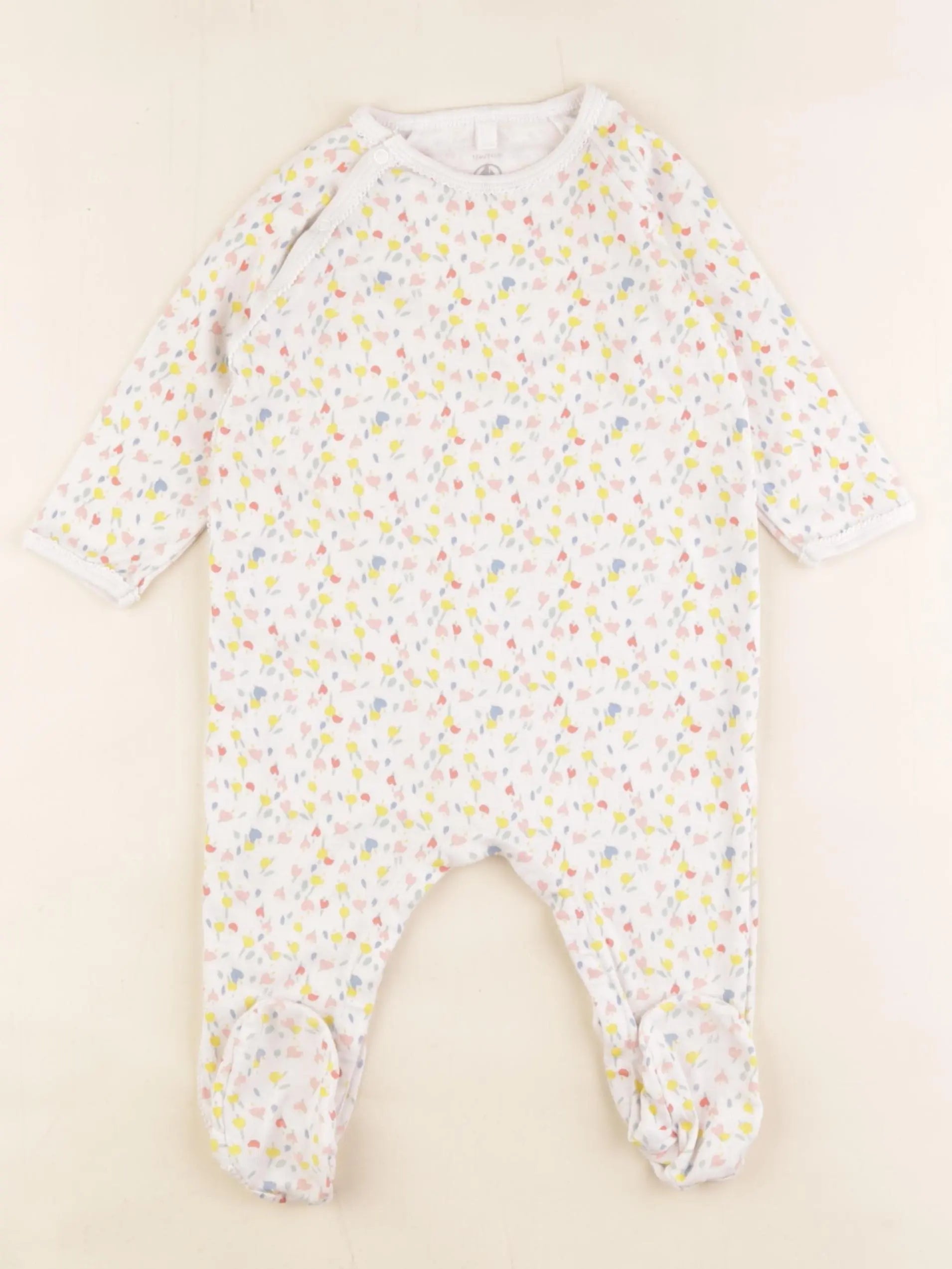 Petit Bateau - pyjama coton multicolore - 12 mois
