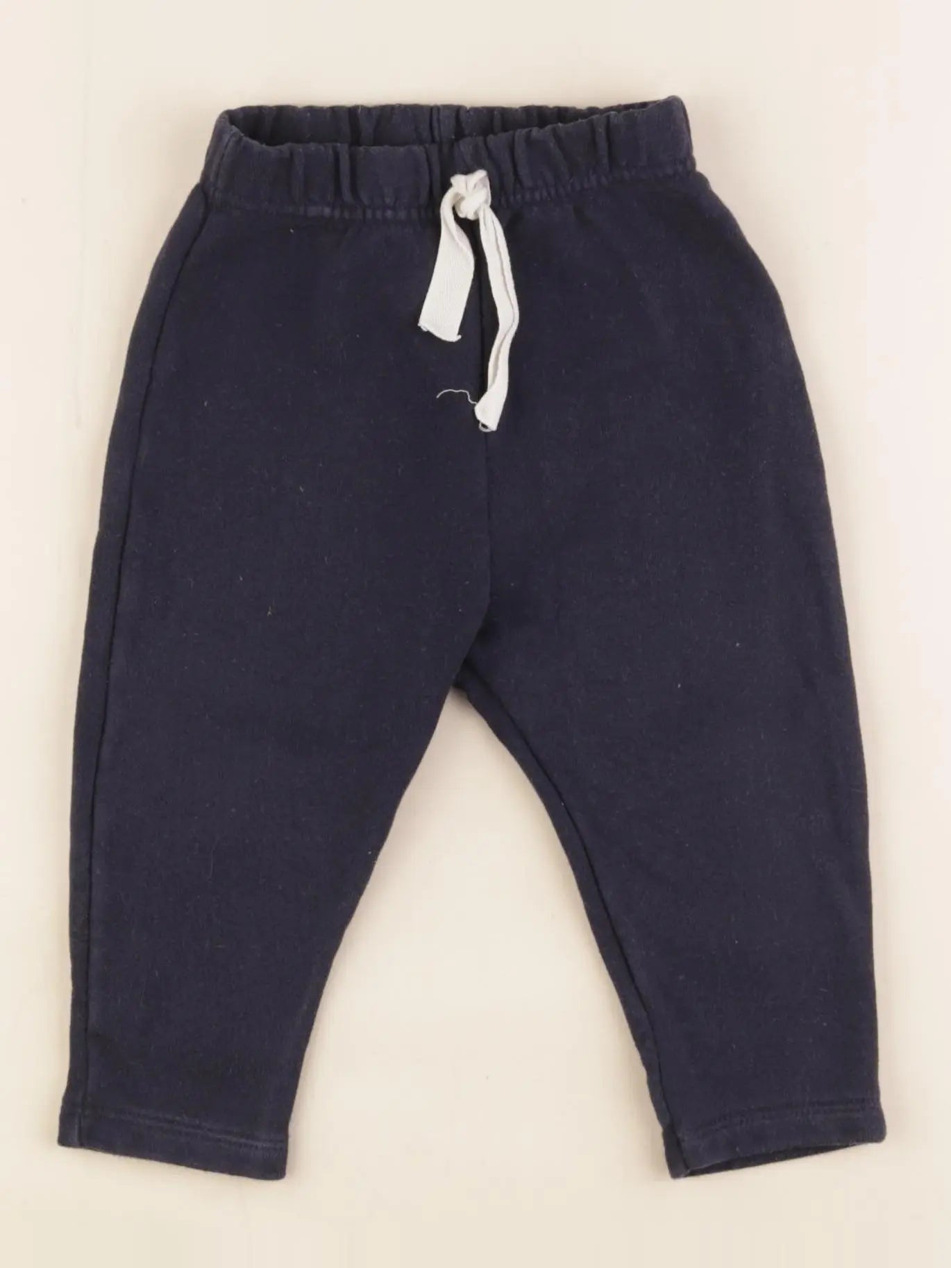 Petit Bateau - pantalon bleu - 12 mois