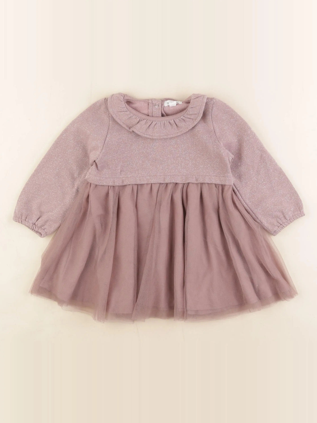 Vertbaudet - robe violet - 18 mois