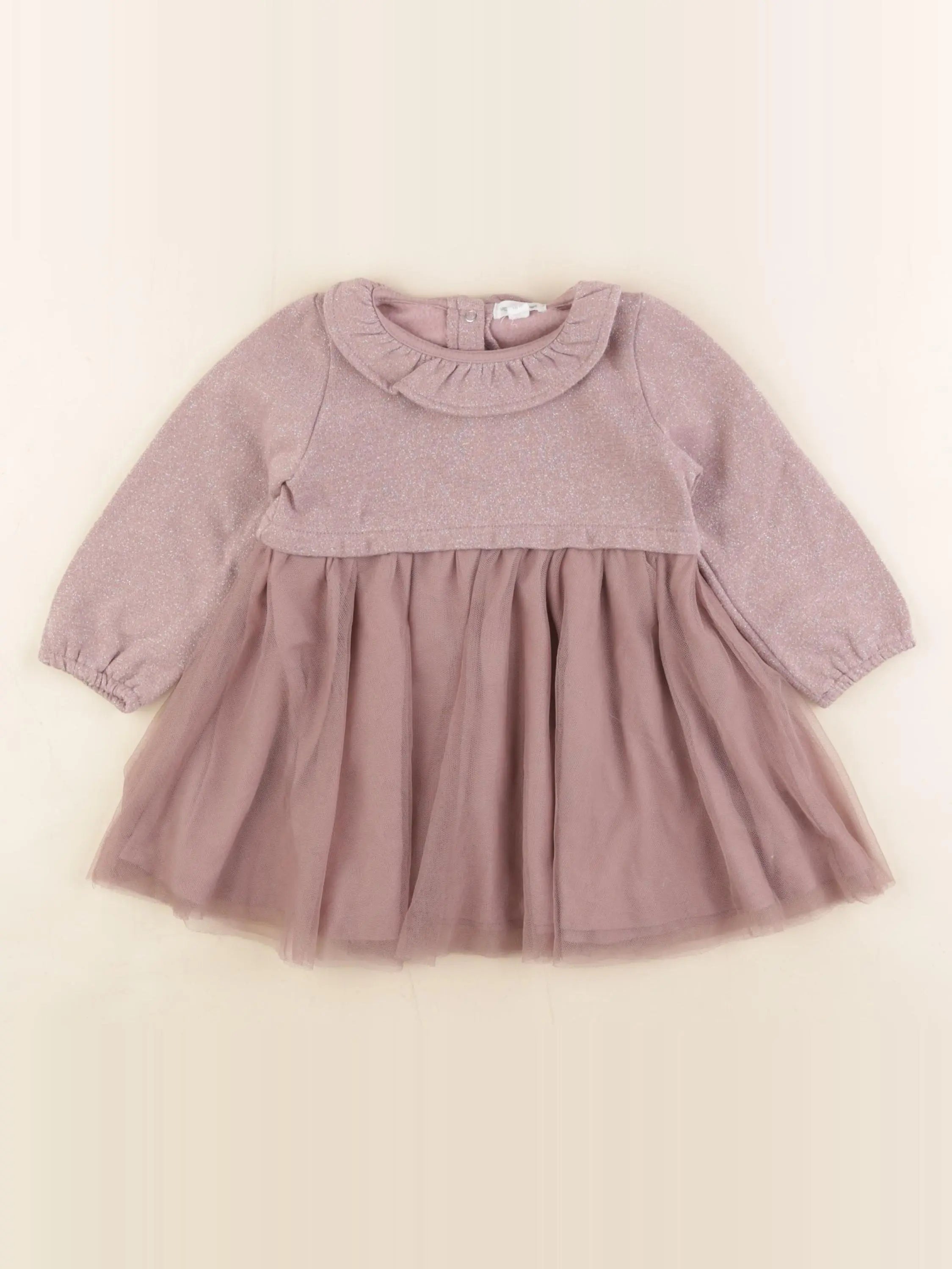 Vertbaudet - robe violet - 18 mois