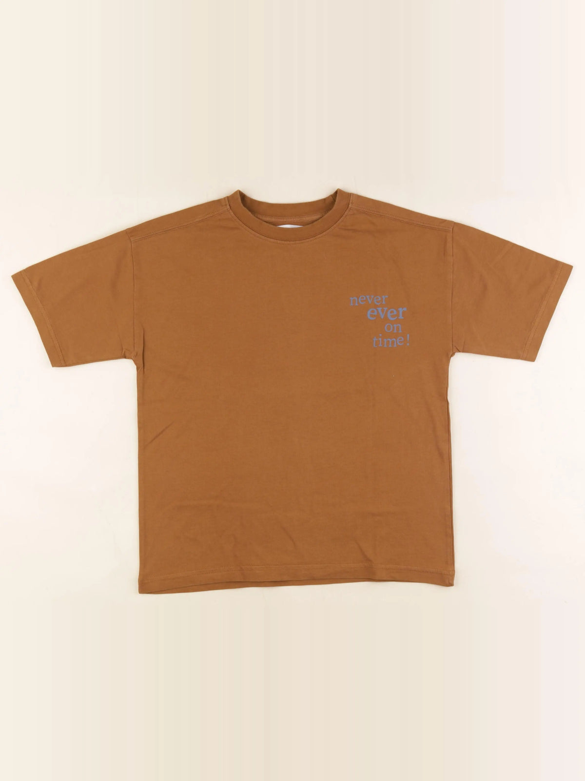 Zara - tee-shirt marron - 9 ans