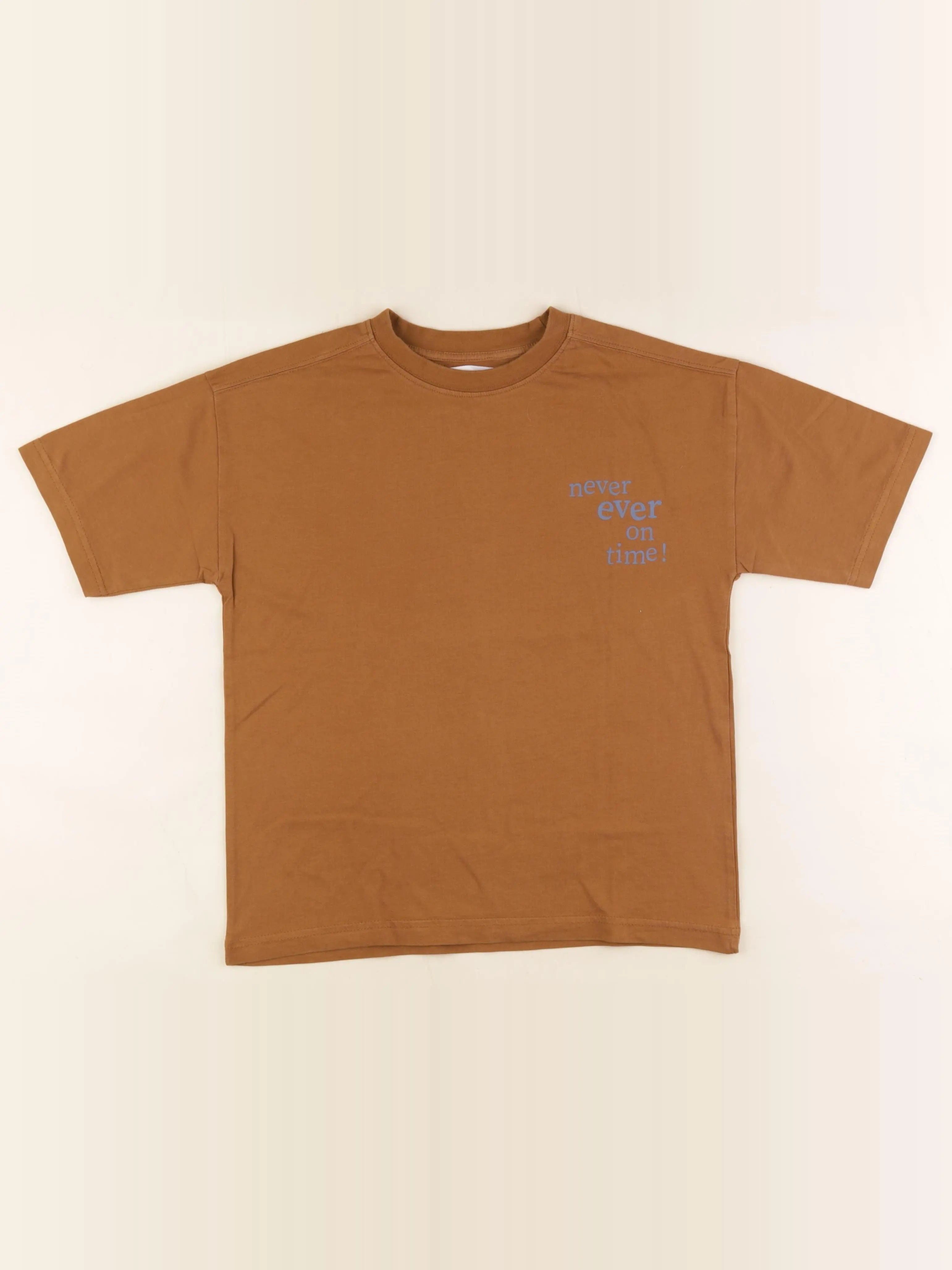 Zara - tee-shirt marron - 9 ans