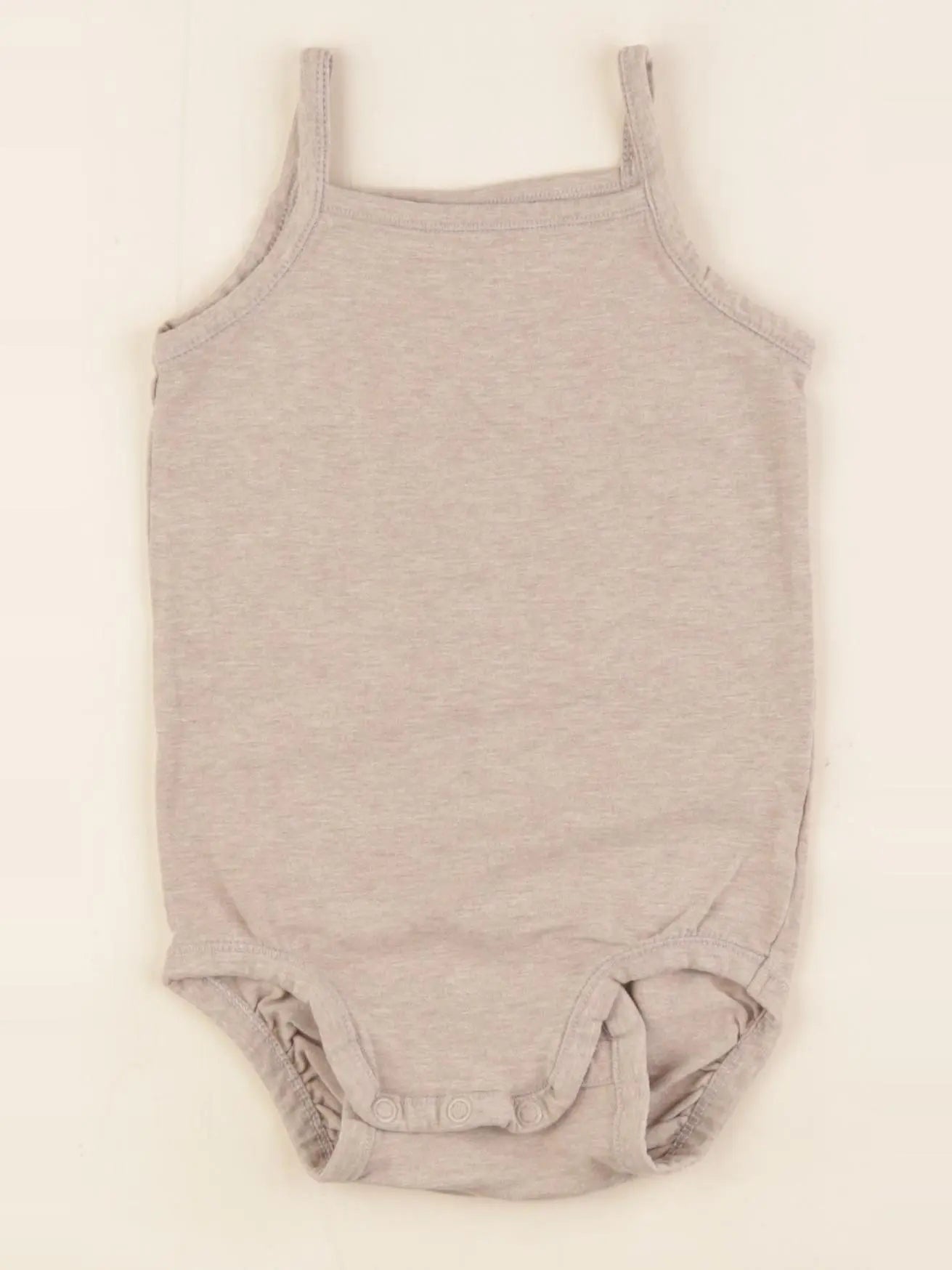 H&M - body beige - 9/12 mois