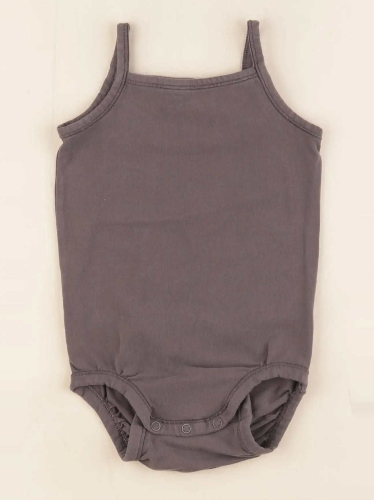 H&M - body gris - 9/12 mois