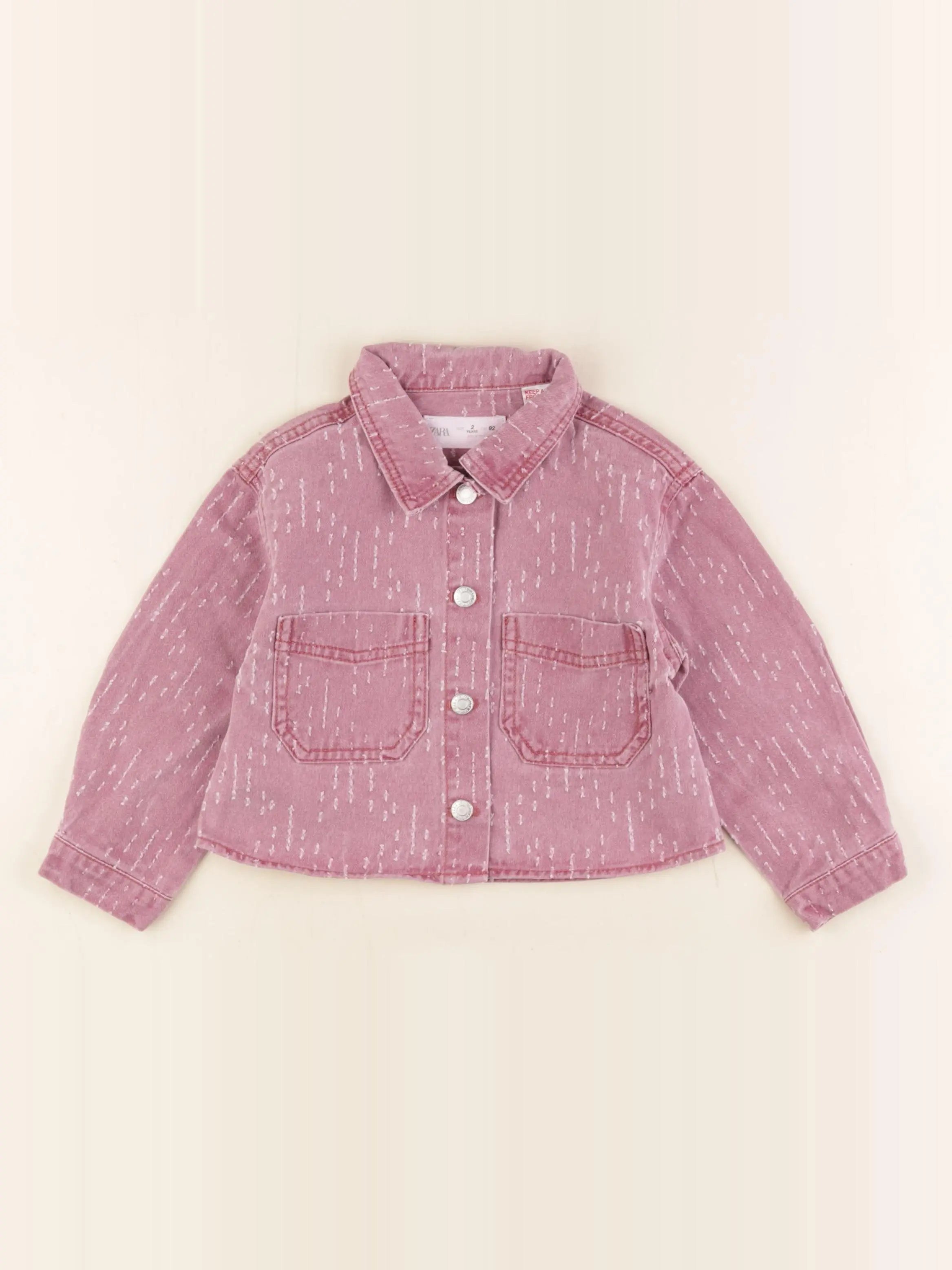 Zara - chemise violet - 2 ans