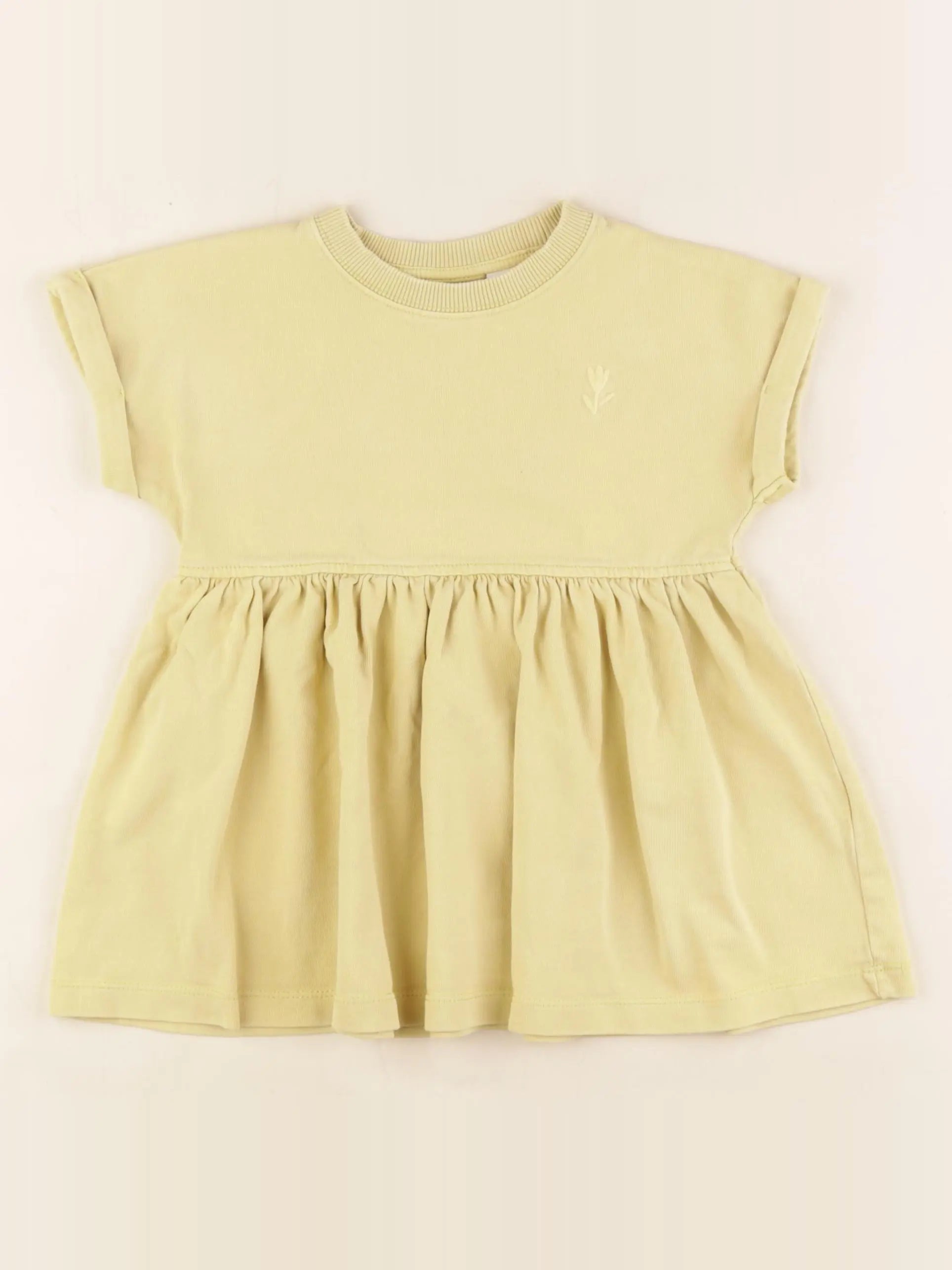 Zara - robe jaune - 12/18 mois