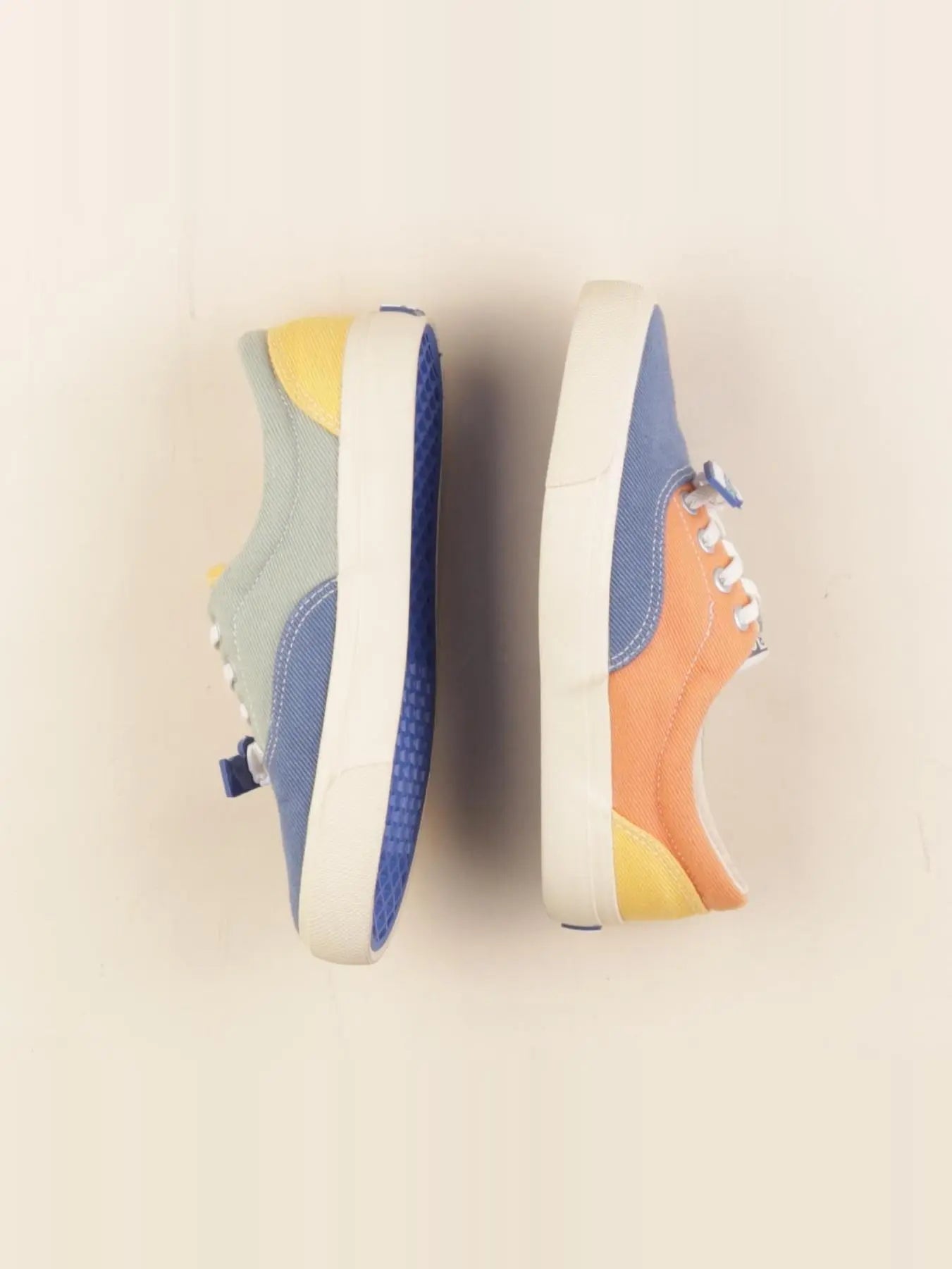 Bonton - tennis à scratch/ lacets multicolore - pointure 34