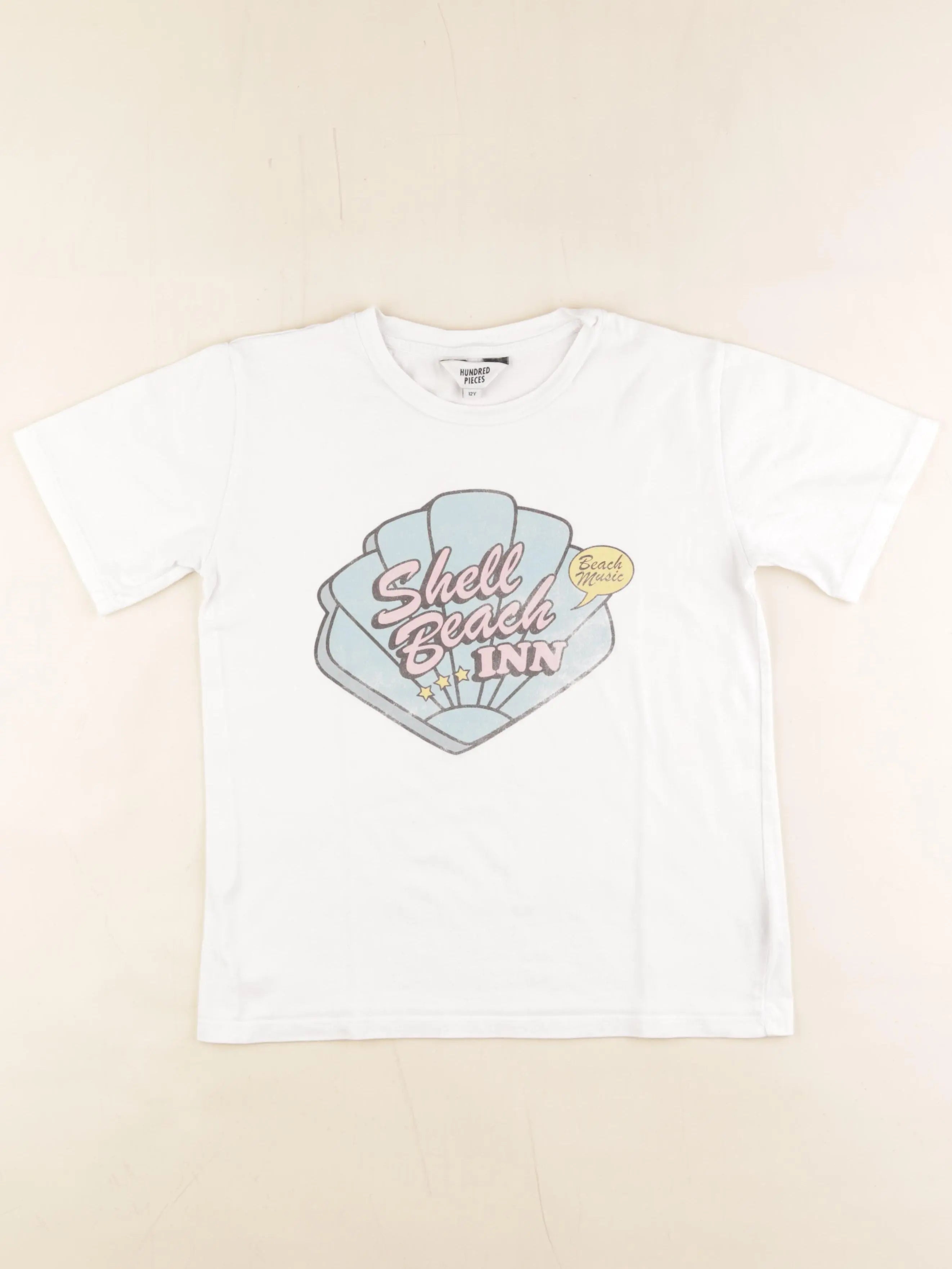 Hundred Pieces - tee-shirt blanc - 12 ans