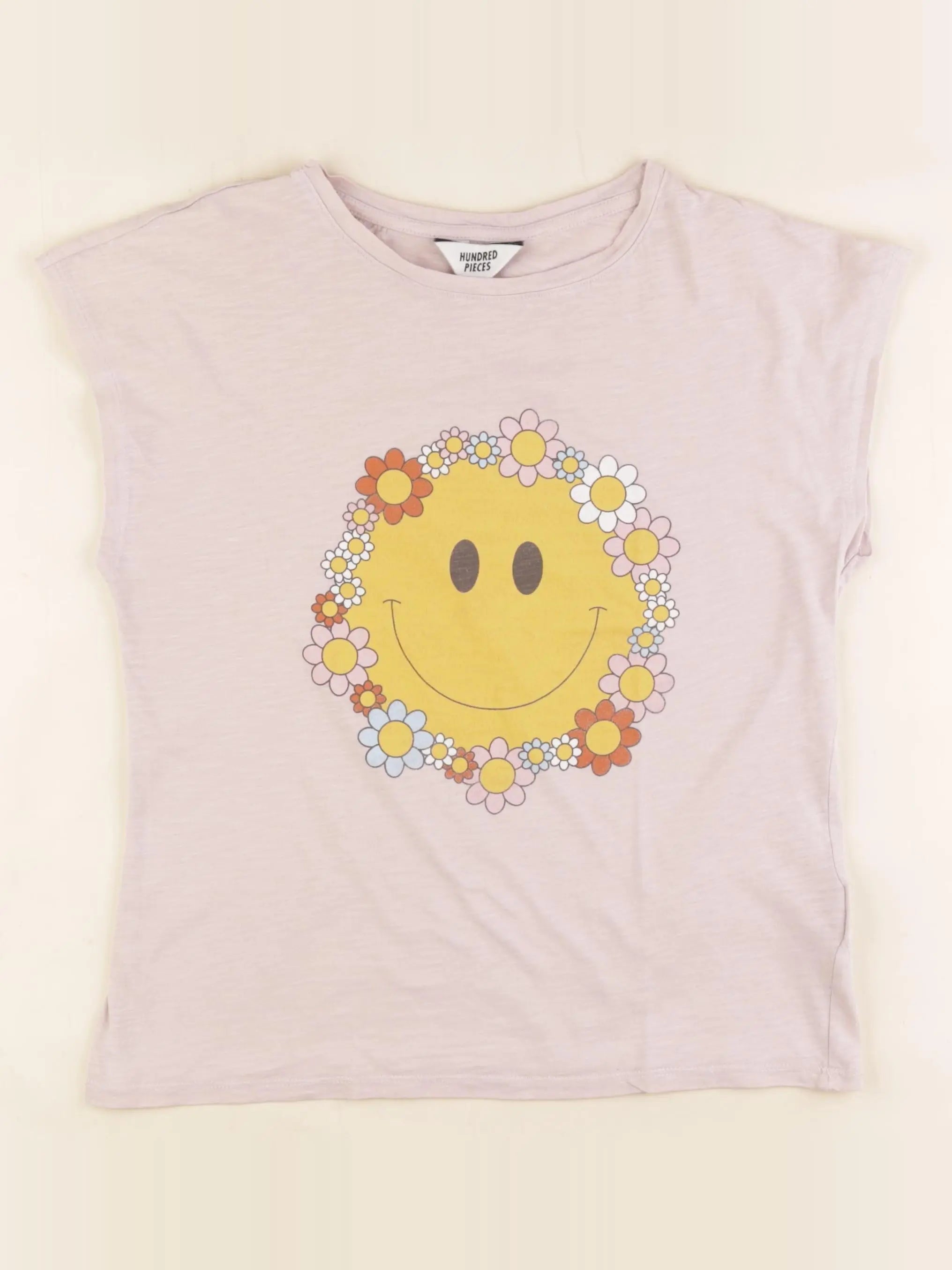 Hundred Pieces - tee-shirt rose - 12 ans