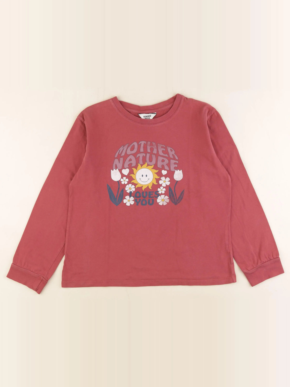 Hundred Pieces - tee-shirt rouge - 12 ans