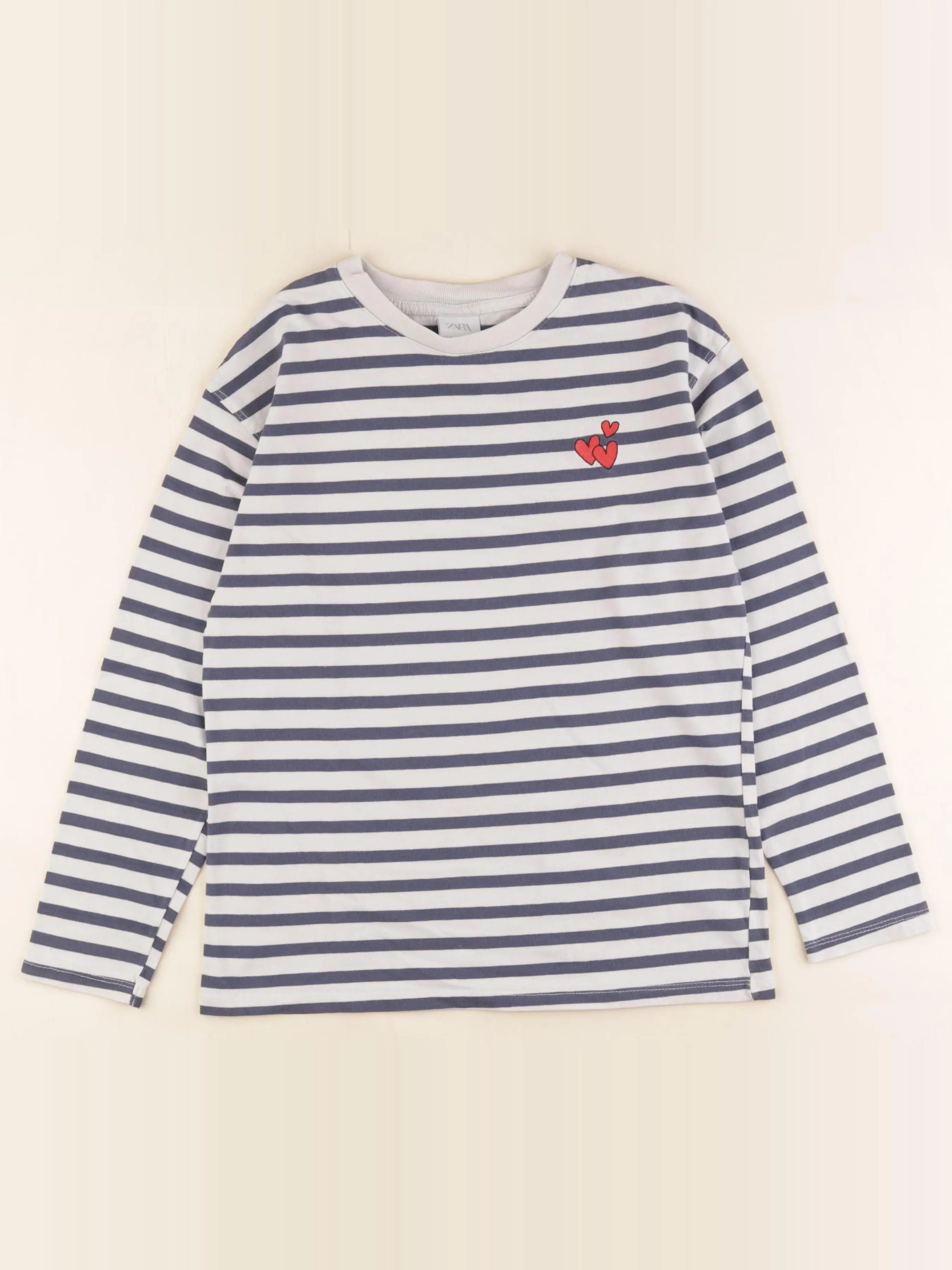 Zara - tee-shirt bleu - 11/12 ans