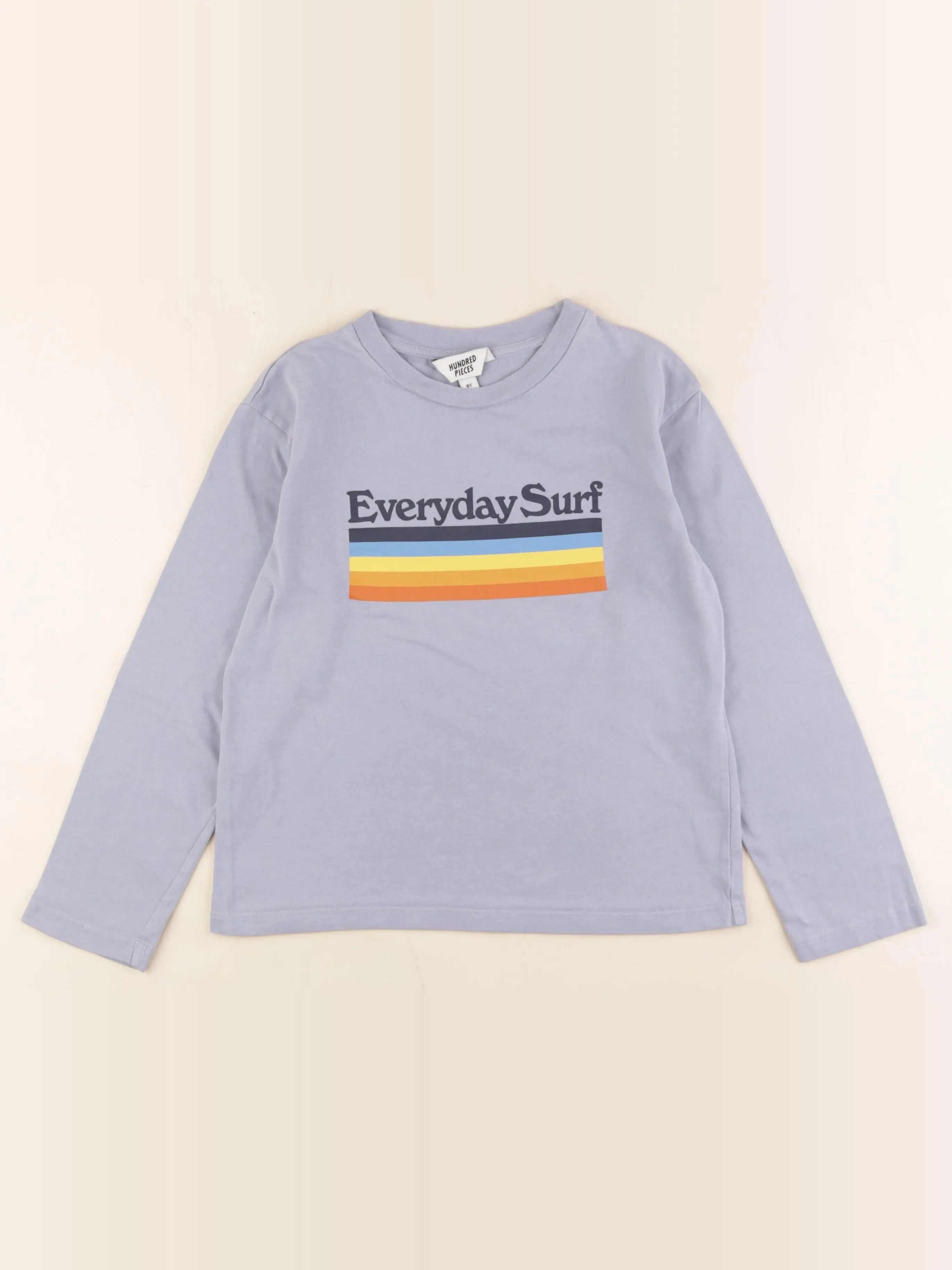 Hundred Pieces - tee-shirt bleu - 8 ans