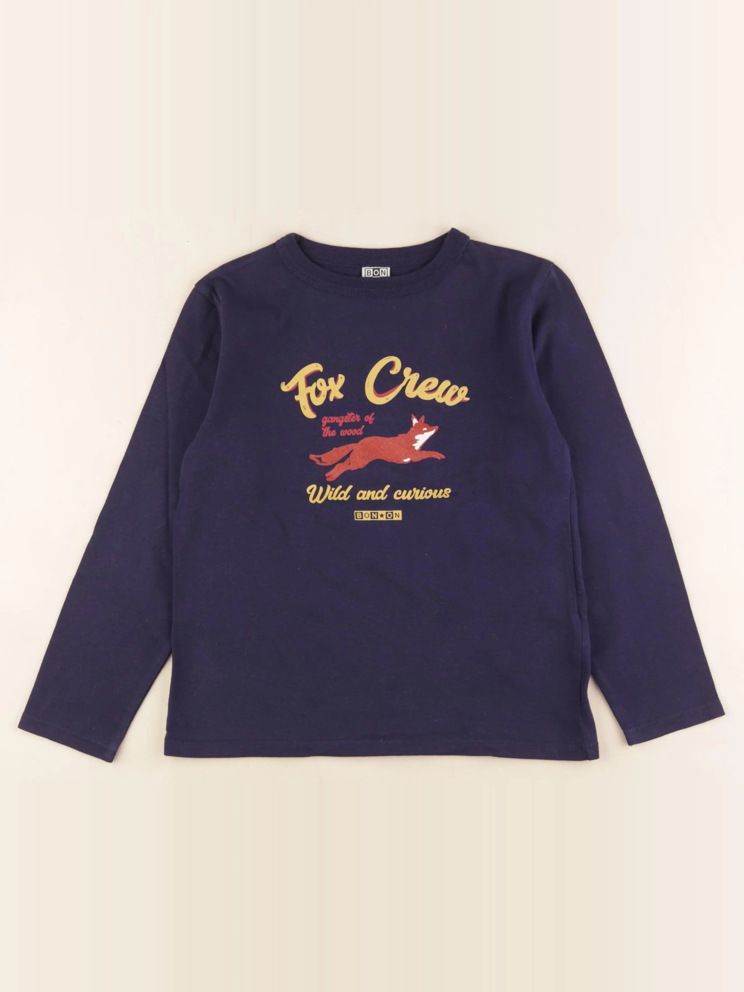 Bonton - tee-shirt bleu - 10 ans