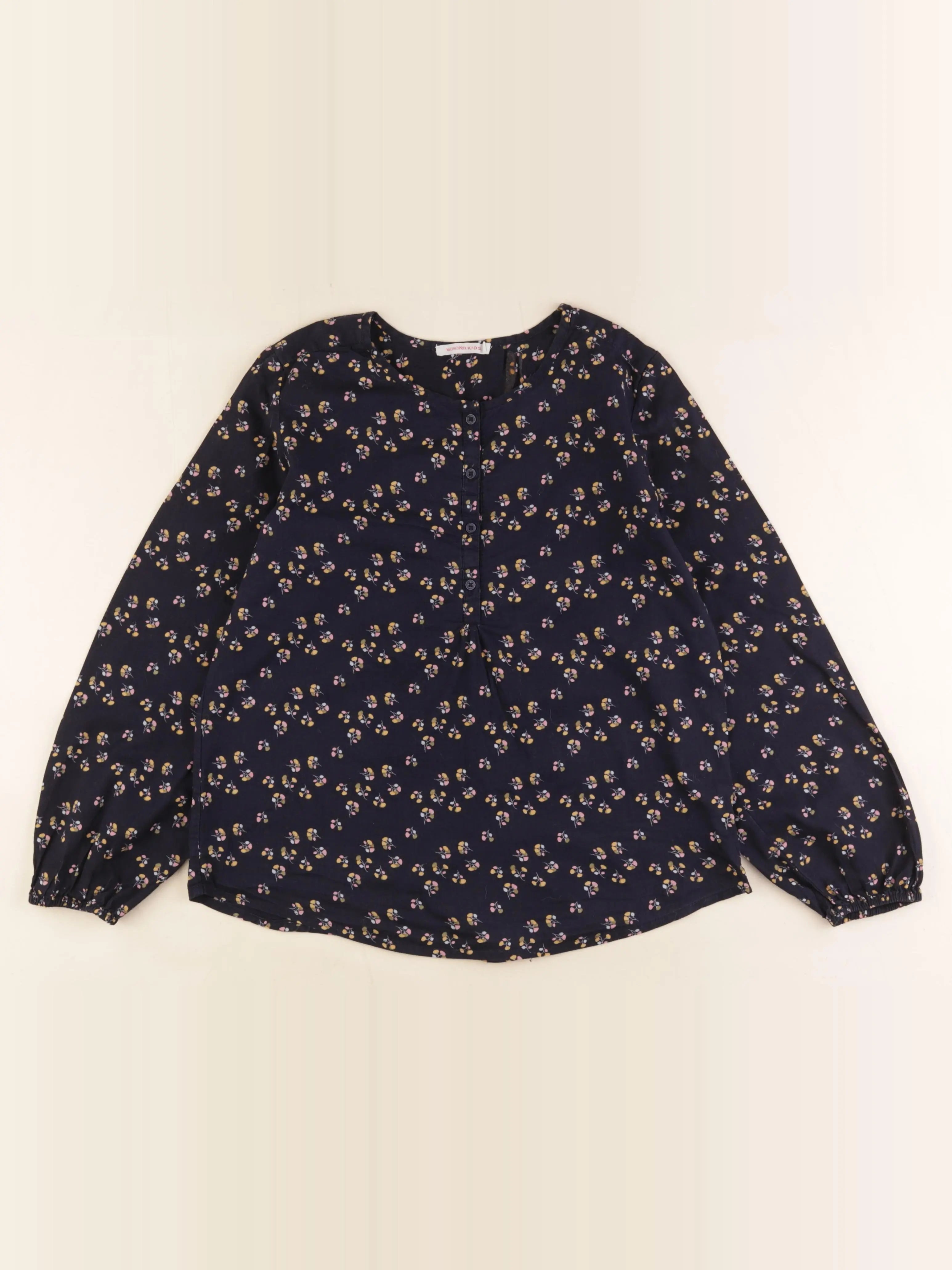 Monoprix - blouse bleu - 12 ans