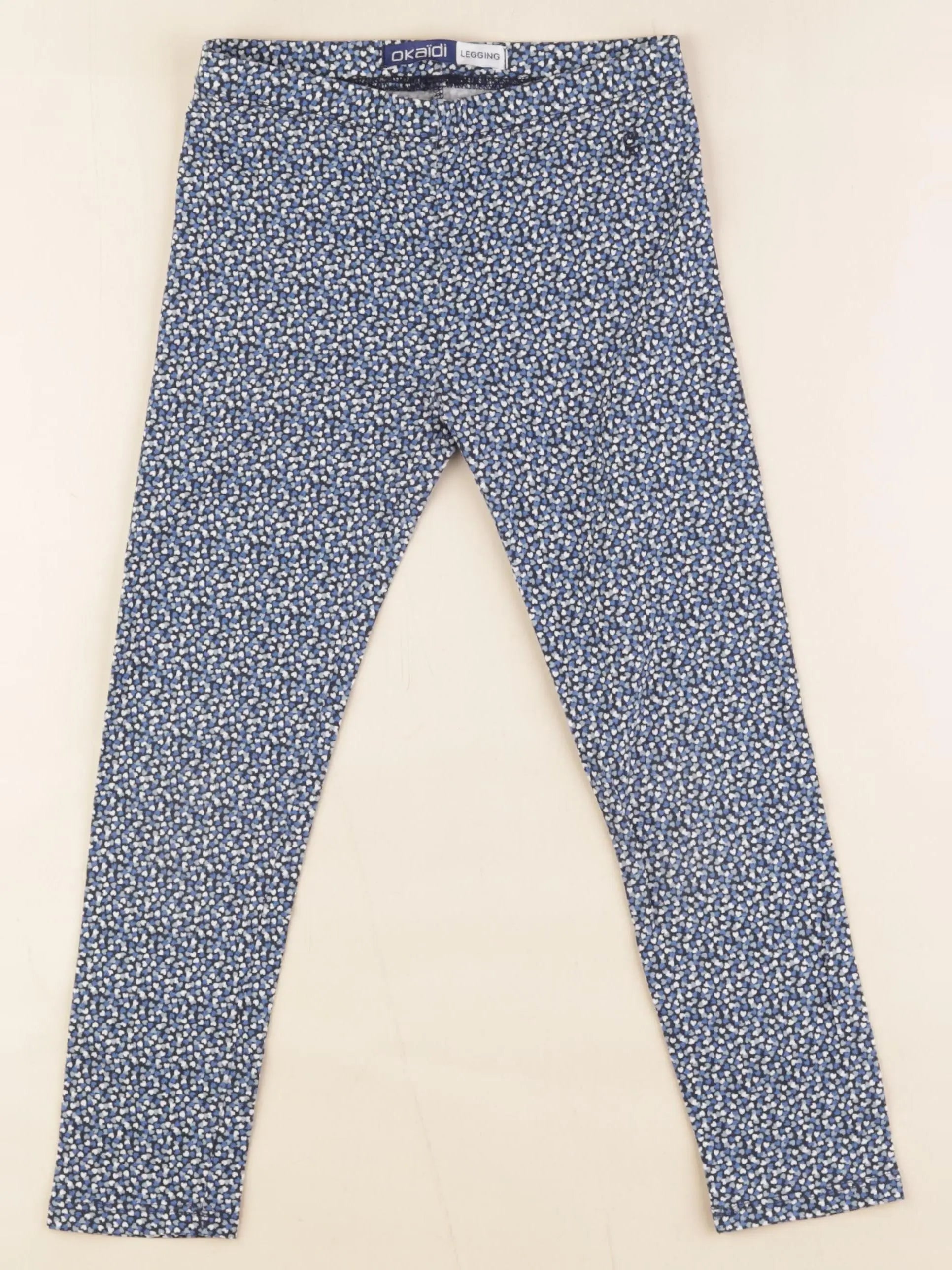 Okaidi - legging bleu - 7 ans