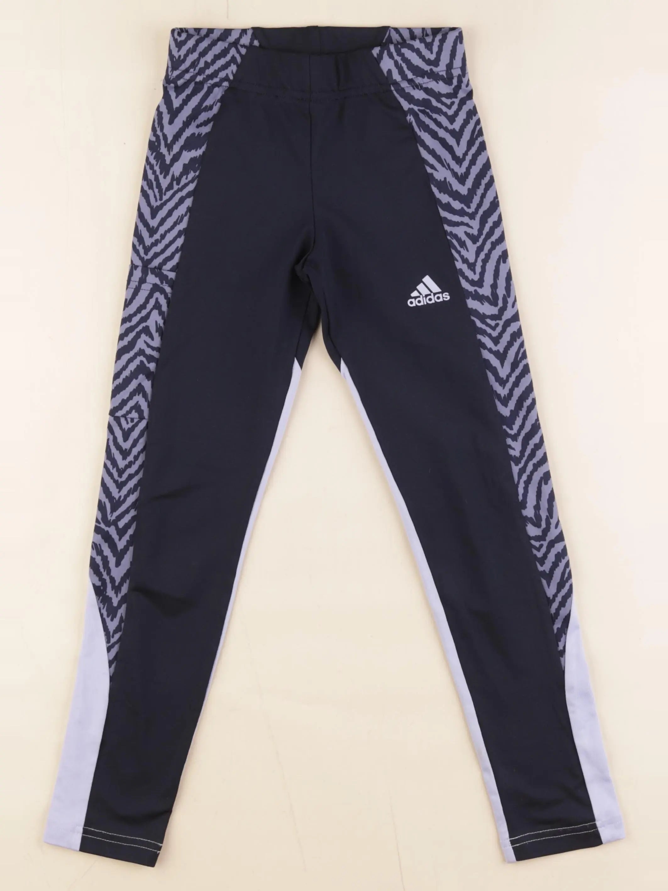Adidas - legging bleu, violet - 7/8 ans