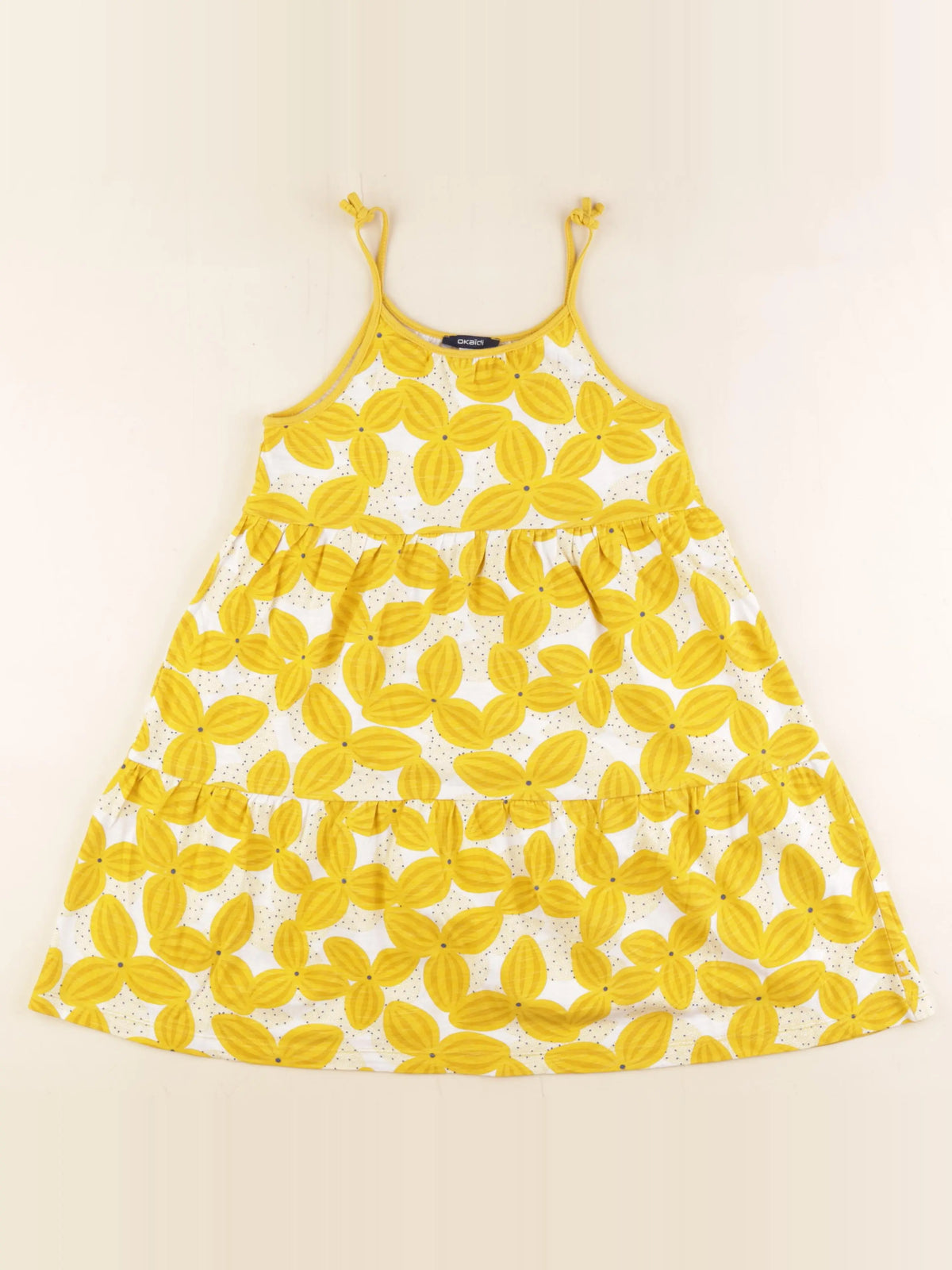 Okaidi - robe jaune - 8 ans