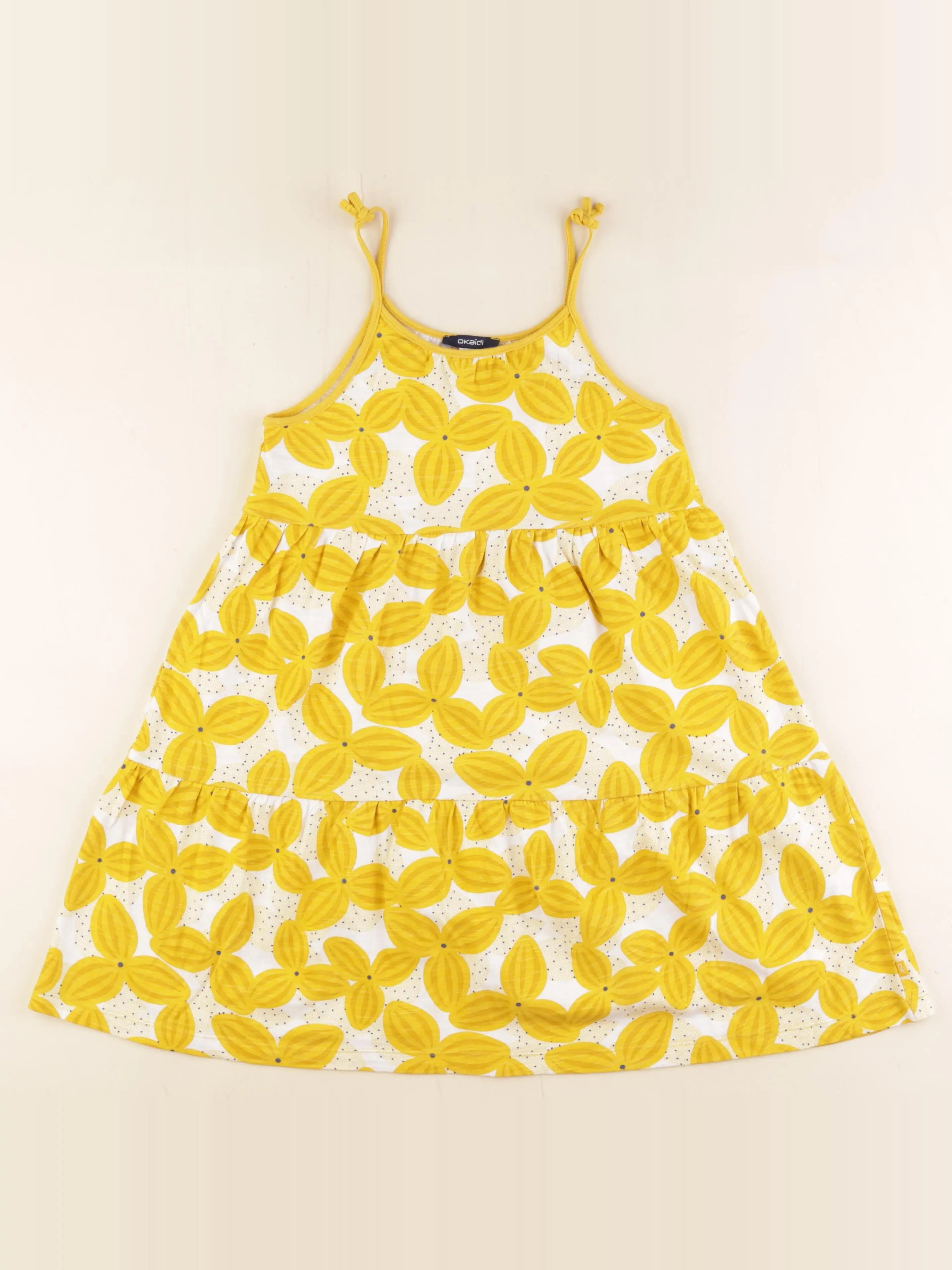 Okaidi - robe jaune - 8 ans