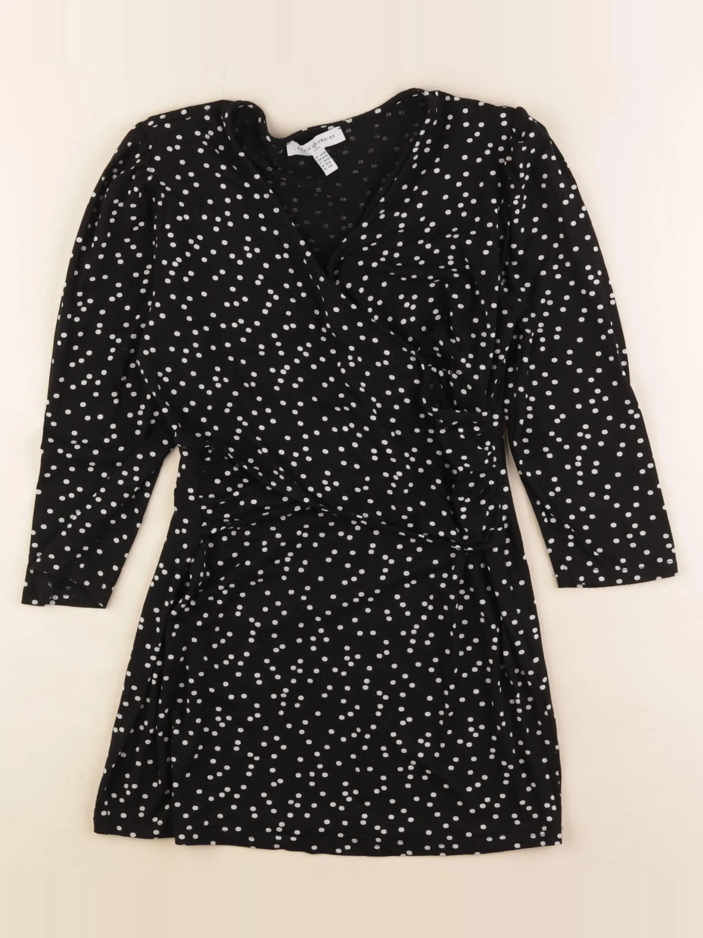 Envie de fraise - tee-shirt grossesse, allaitement noir - 36 à 38