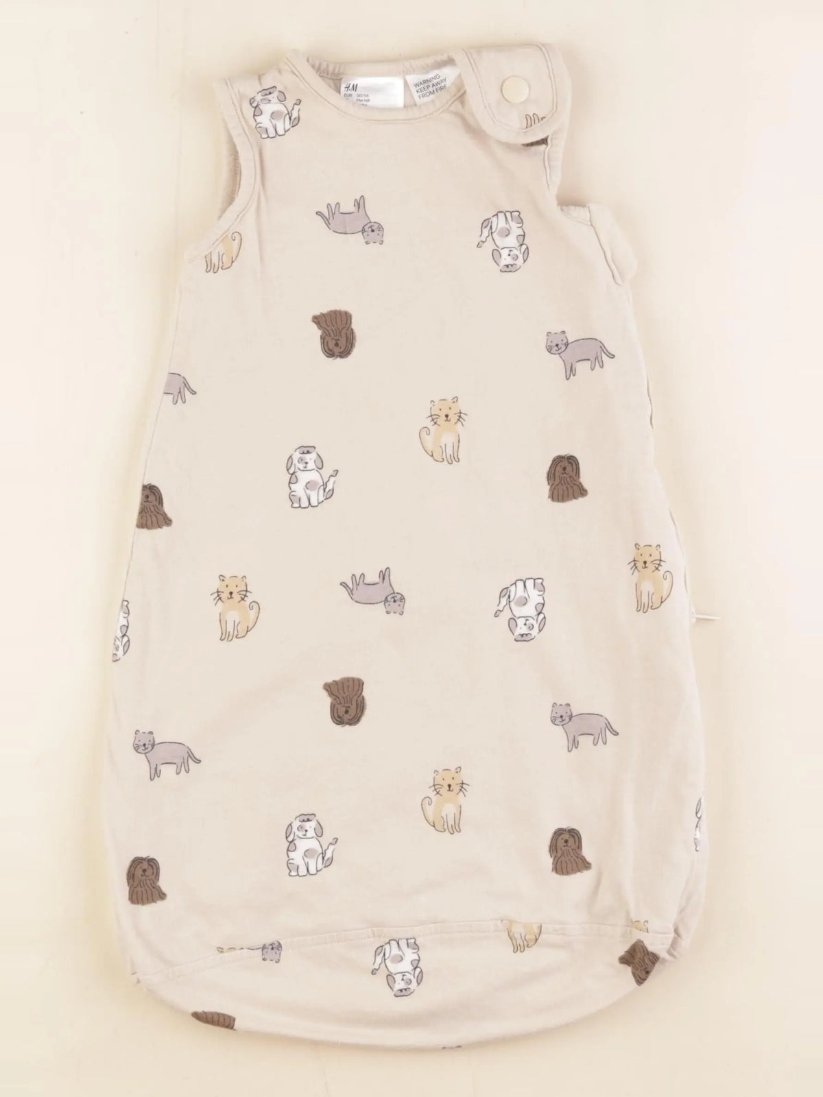 H&M - gigoteuse TOG 1 beige - 0/2 mois