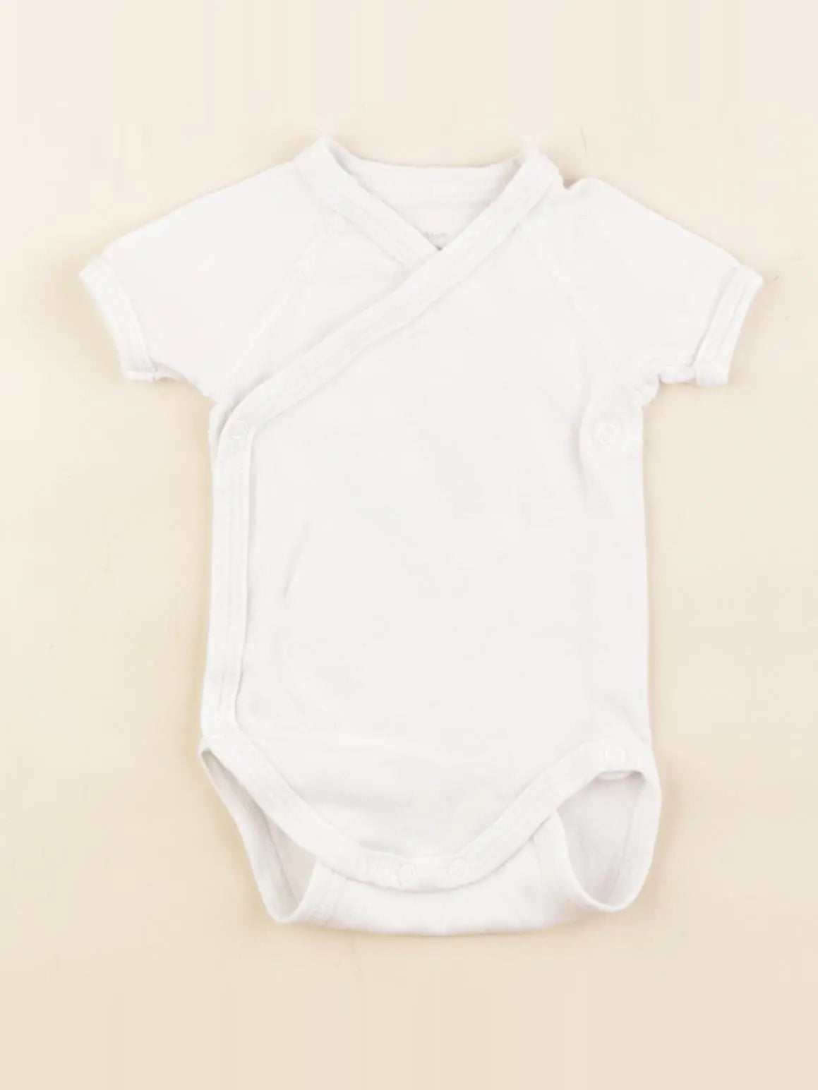 Petit Bateau - body blanc - 1 mois