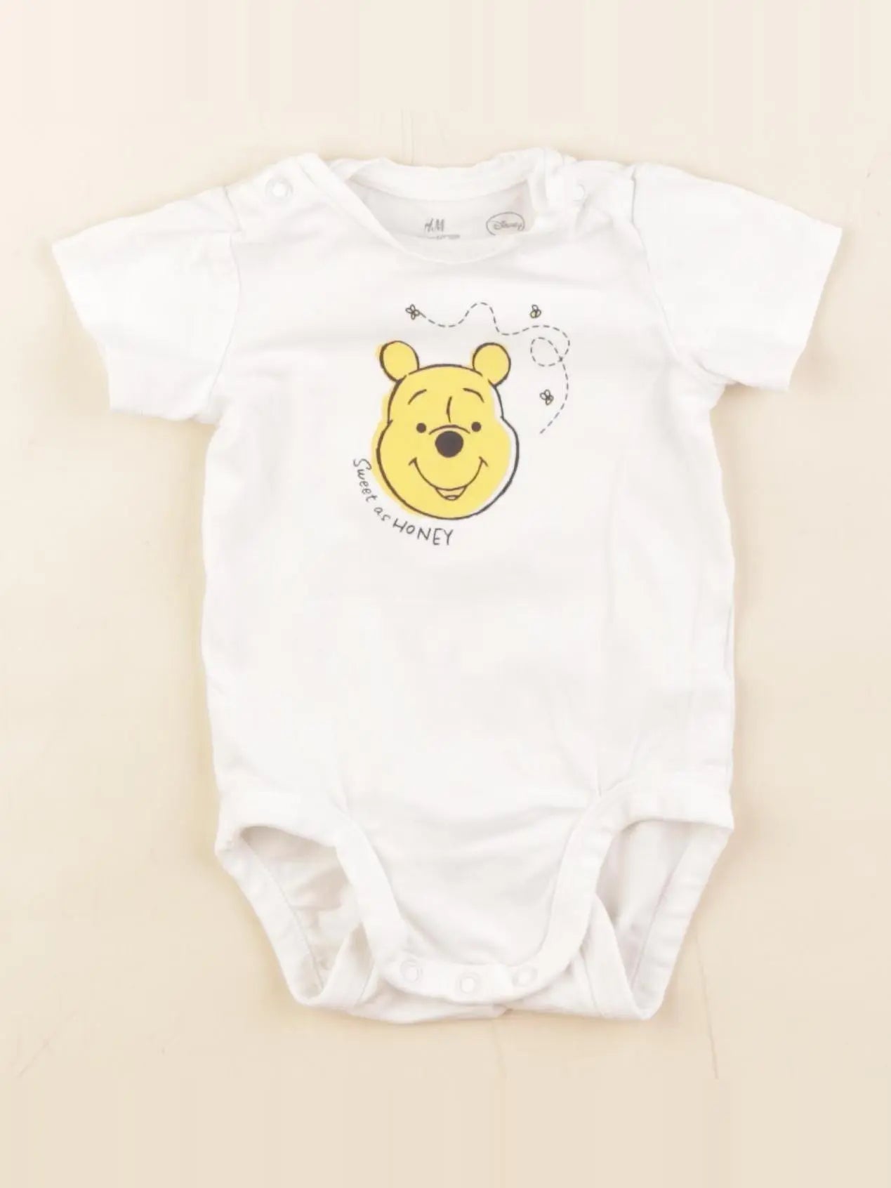 H&M - body blanc - 2/4 mois