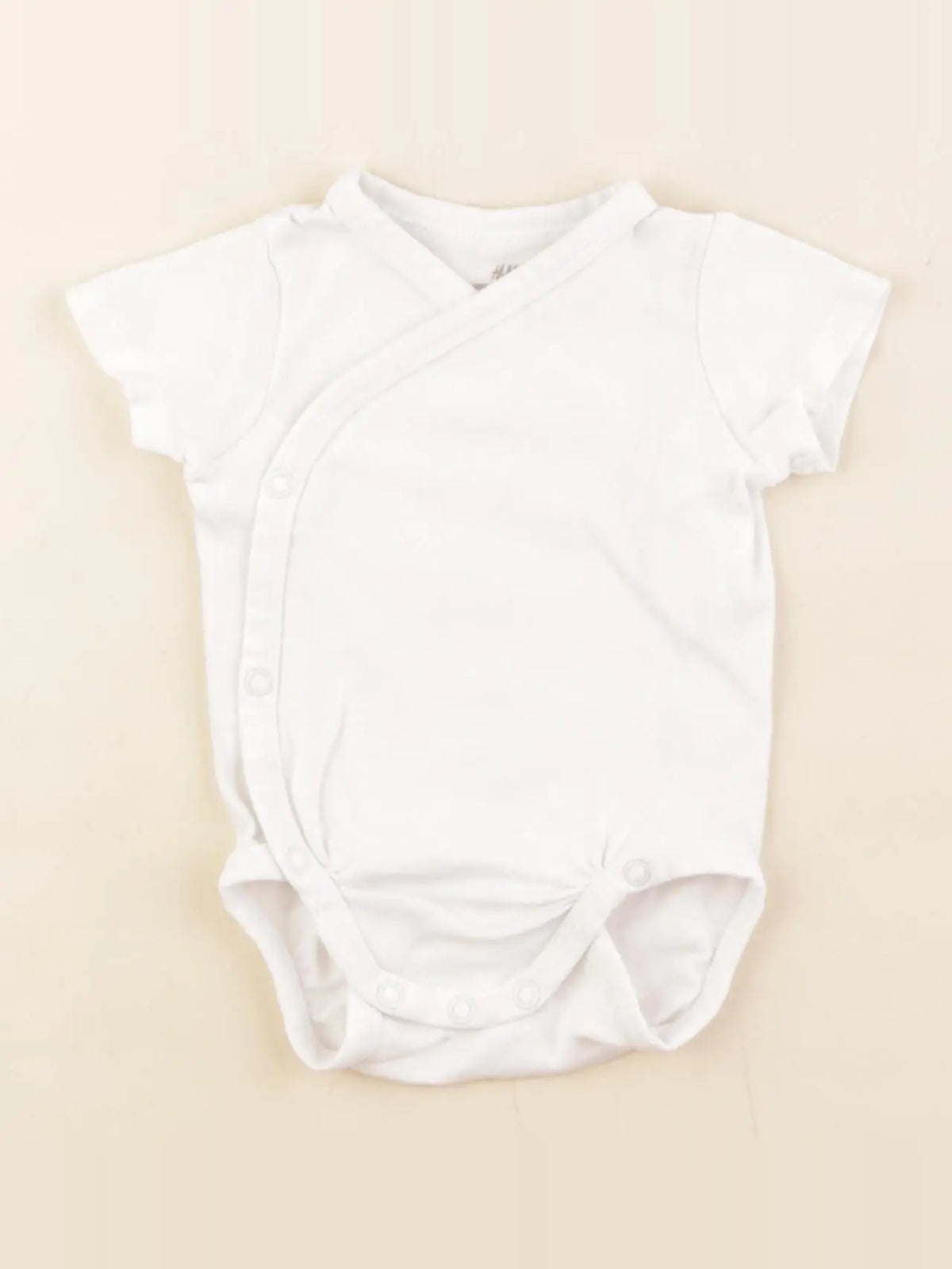 H&M - body blanc - 2/4 mois