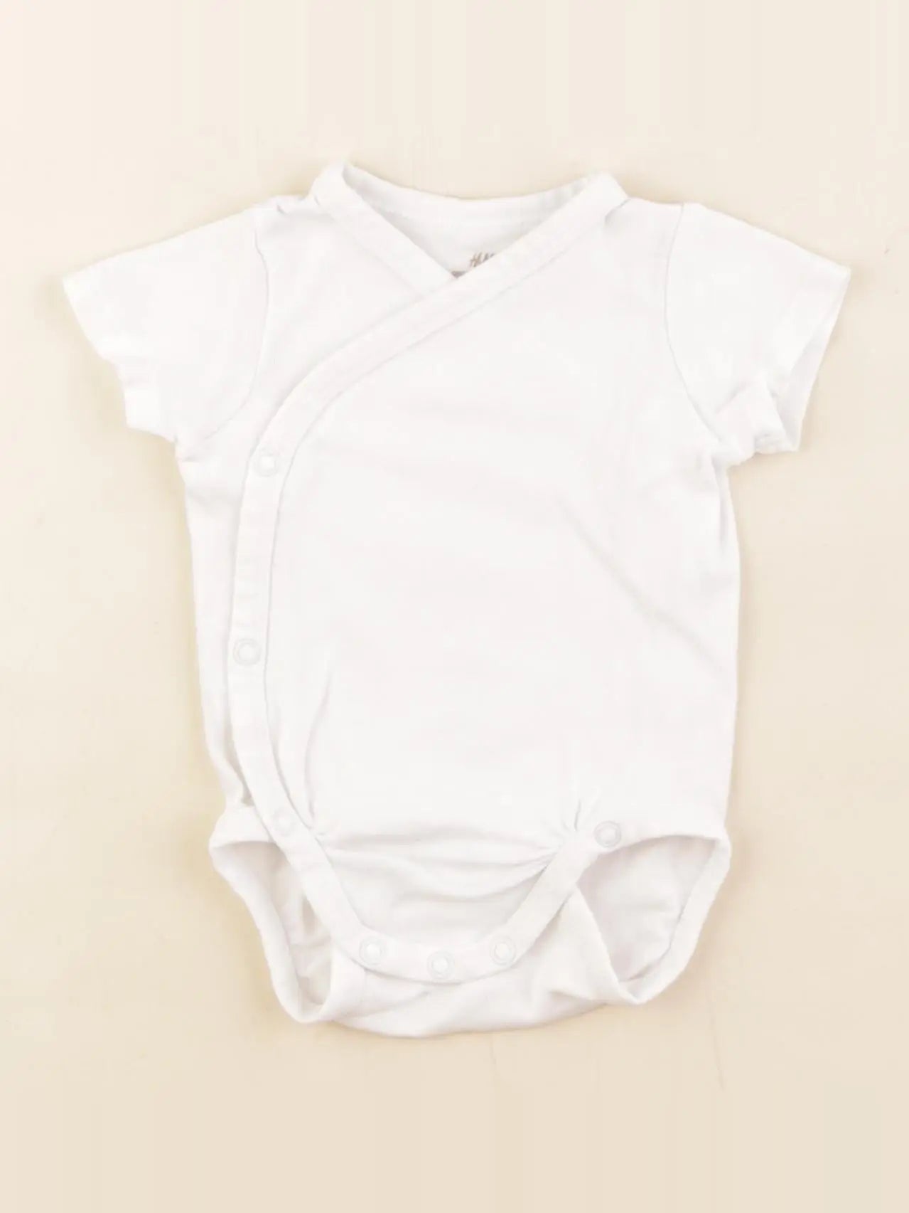 H&M - body blanc - 2/4 mois