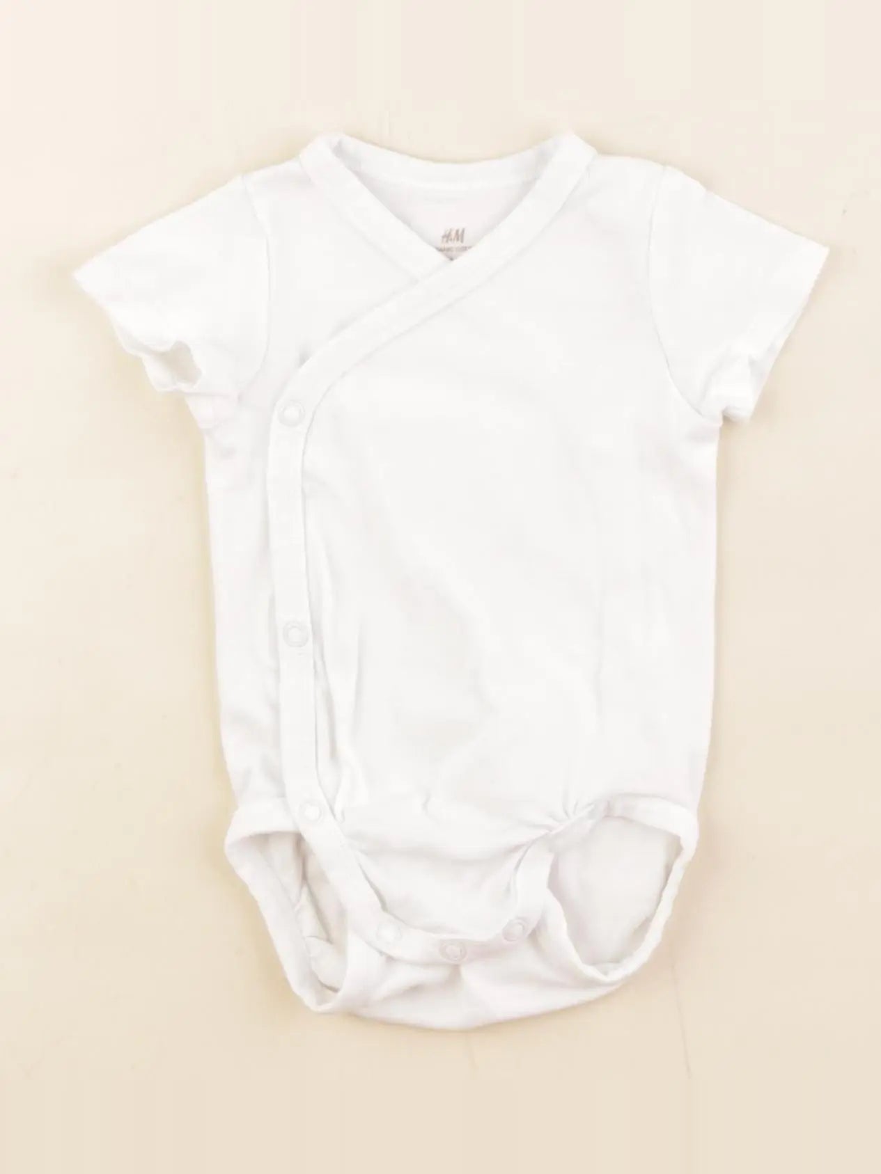 H&M - body blanc - 2/4 mois