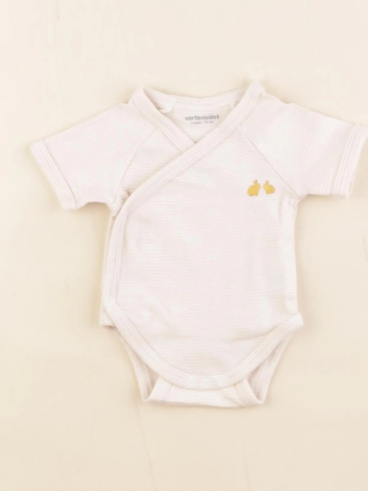 Vertbaudet - body rose - 1 mois