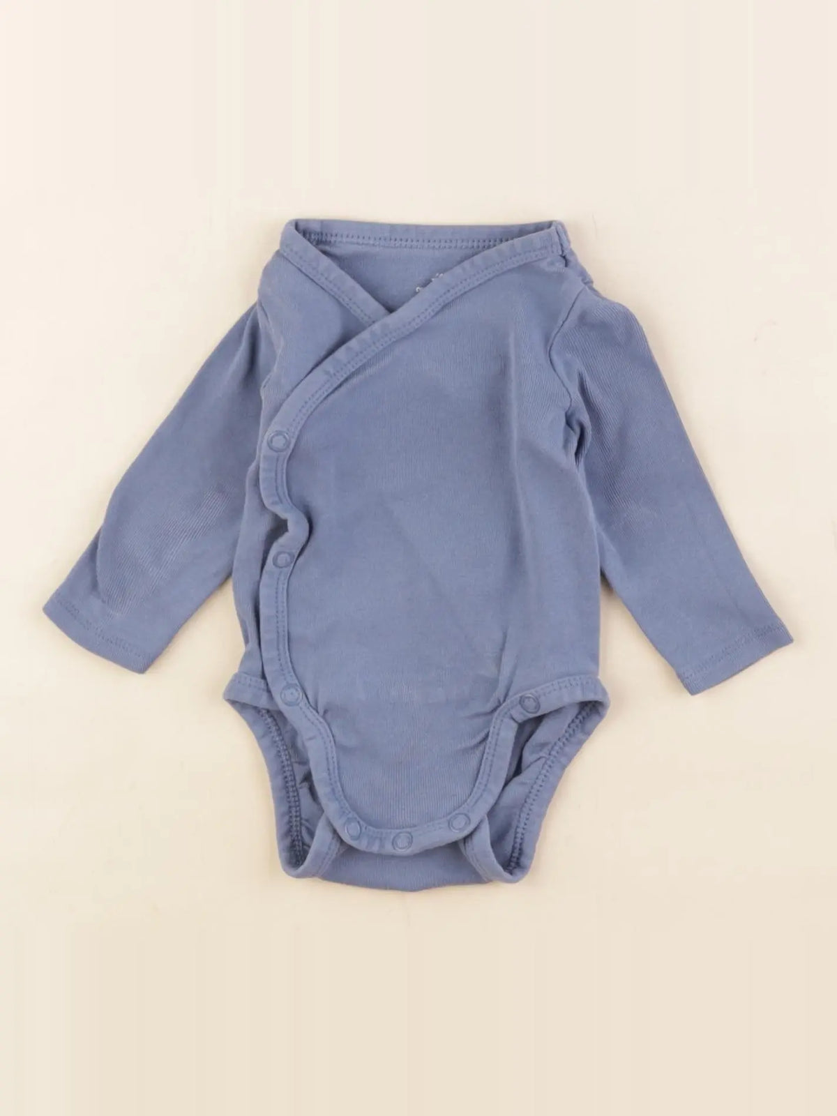 H&M - body bleu - 1/2 mois