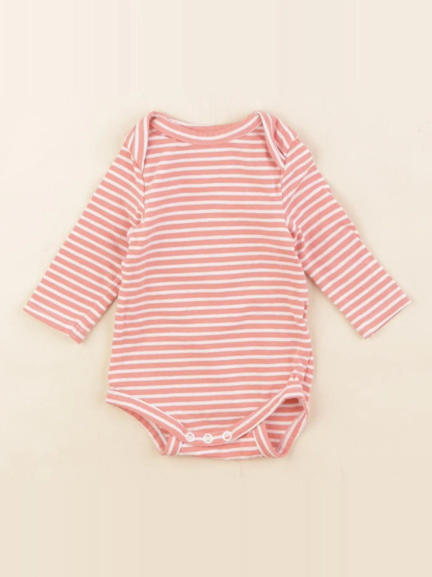 Tape à l'oeil - body rose, blanc - 1 mois