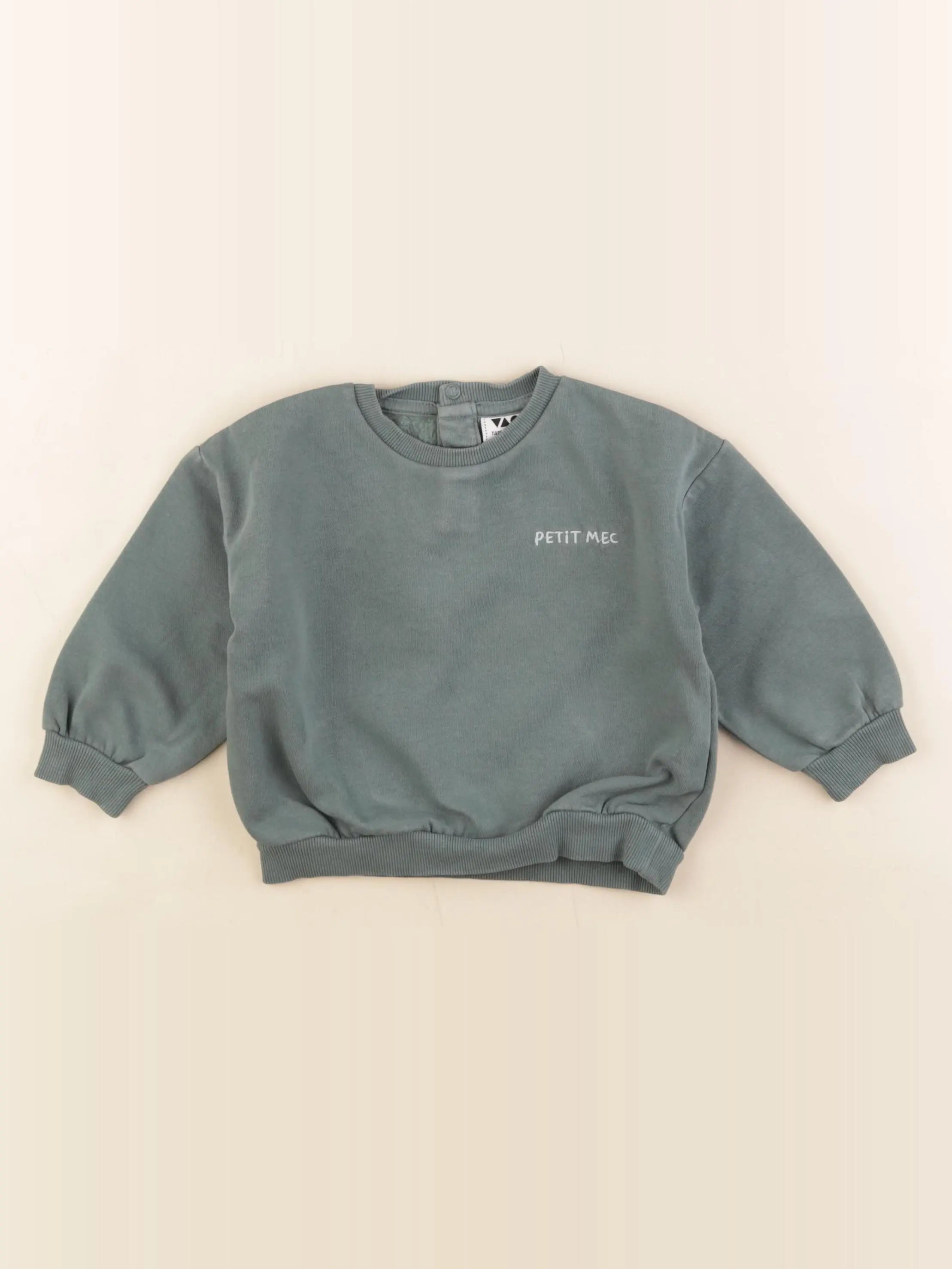 Tape à l'oeil - sweat vert - 18 mois