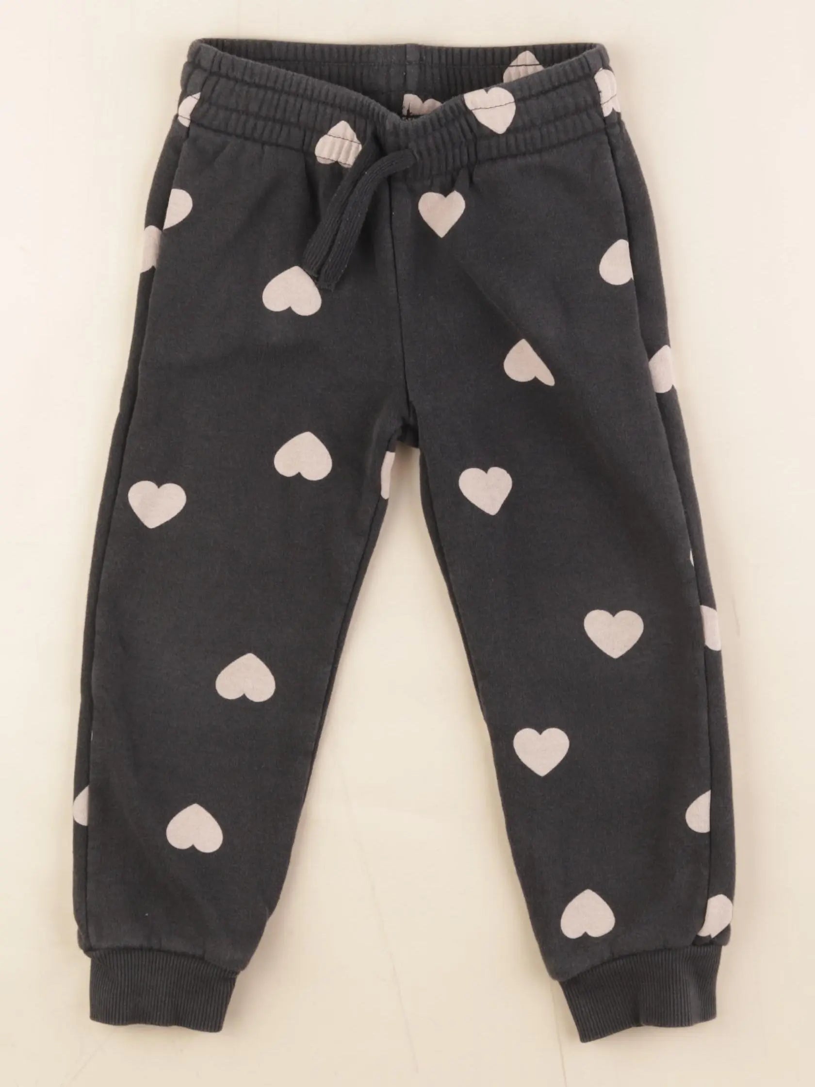 H&M - jogging noir - 2/3 ans