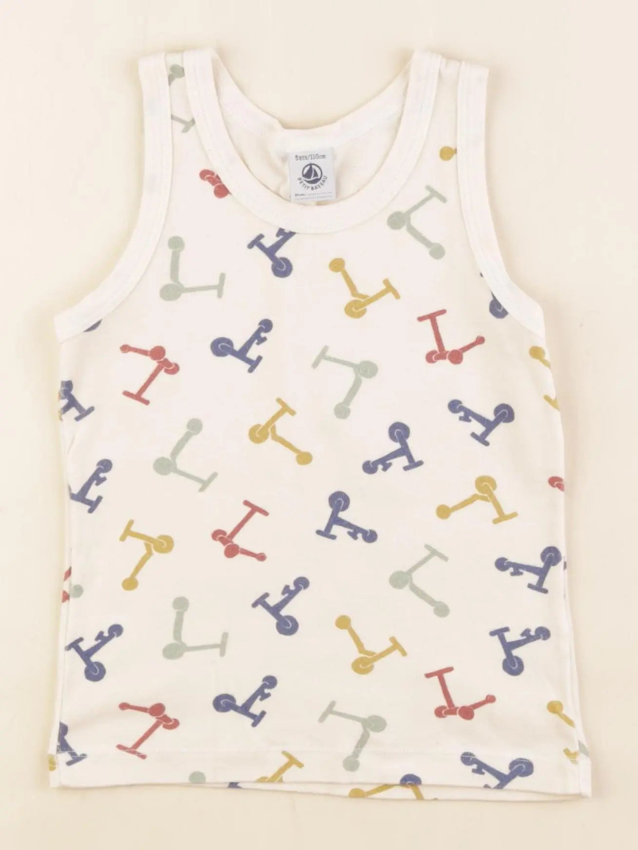 Petit Bateau - maillot de corps beige - 5 ans