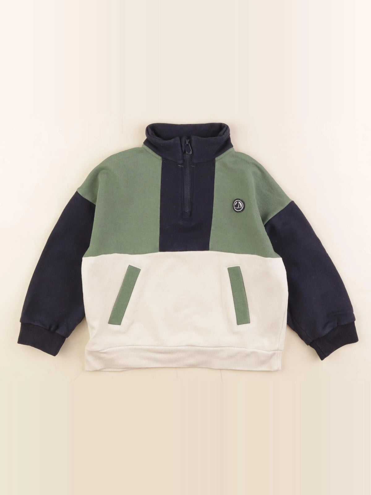 Petit Bateau - sweat multicolore - 5 ans