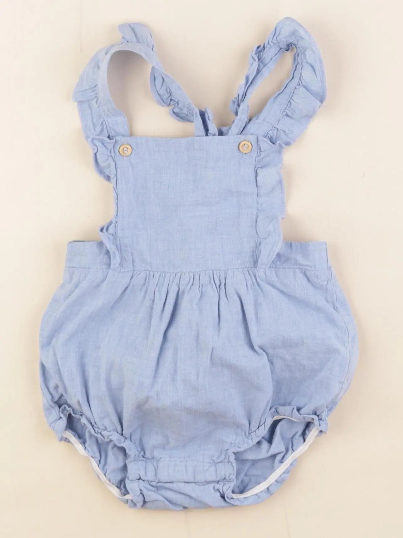 H&M - combinaison bleu - 6/9 mois