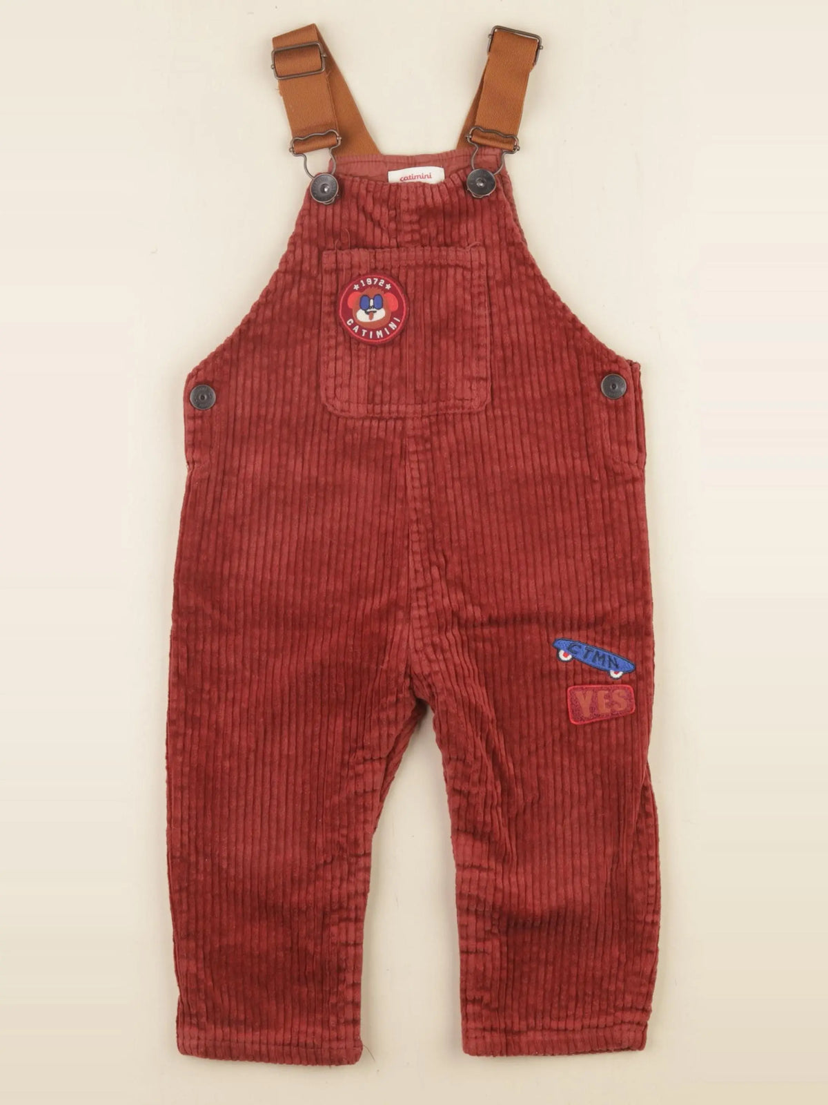 Catimini - salopette marron - 2 ans